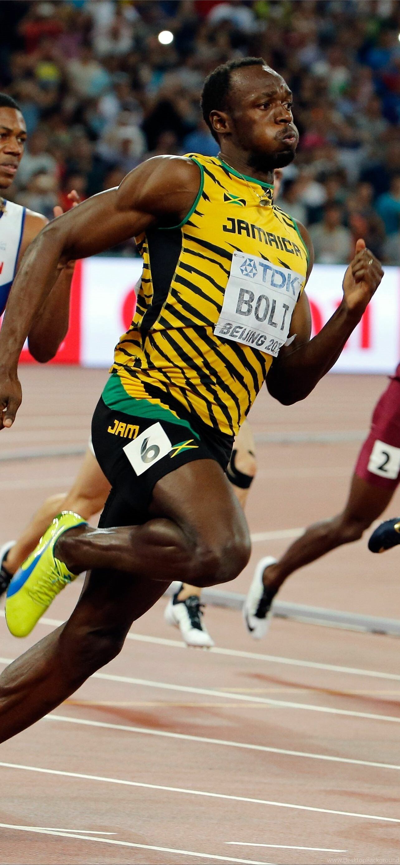 Usain Bolt, Best iPhone HD wallpapers, Sprinting sensation, World-class runner, 1290x2780 HD Phone