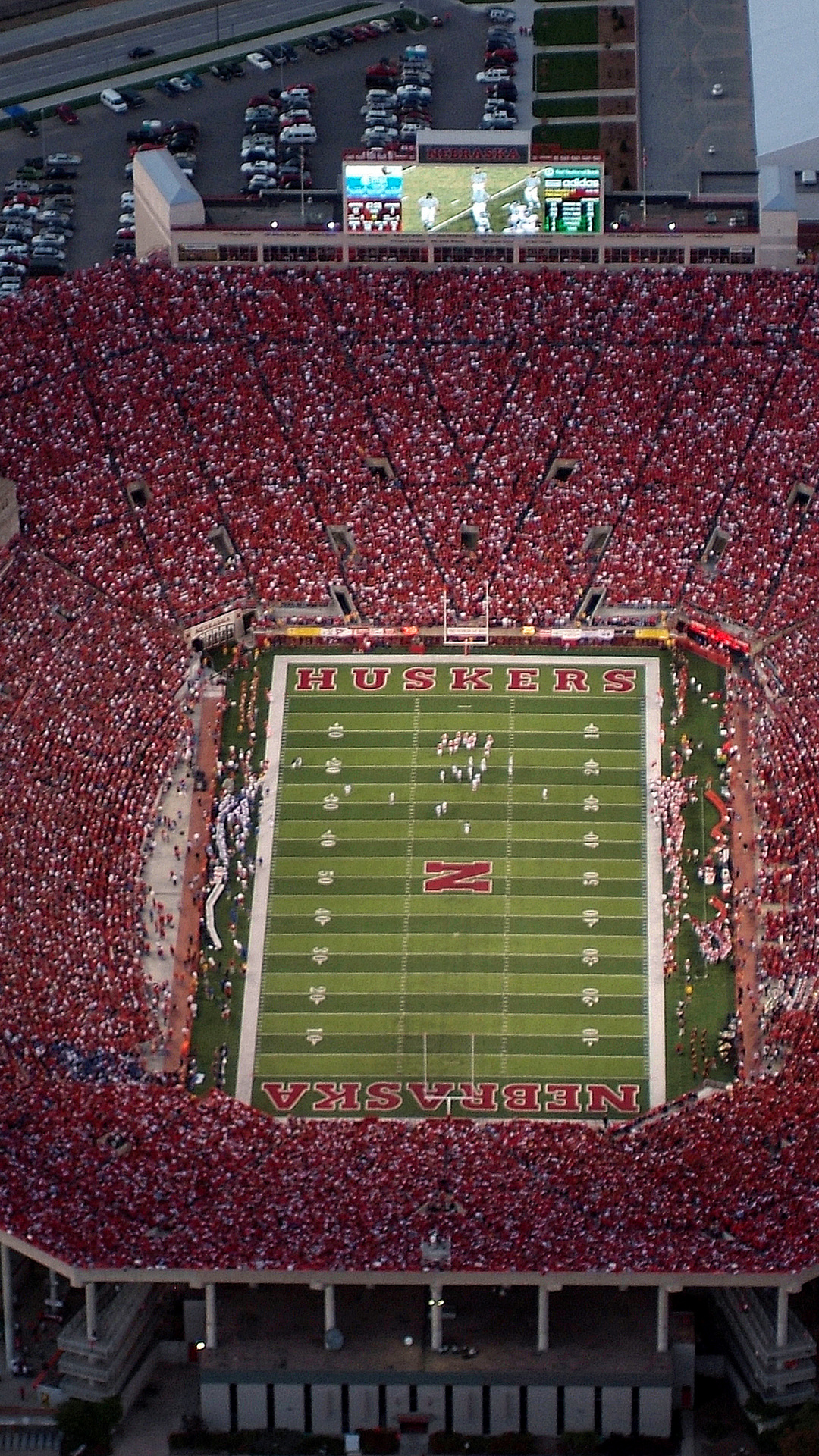 Farm meets fork, Nebraska football stadium, wallpaper, Nebraska football, 1080x1920 Full HD Phone