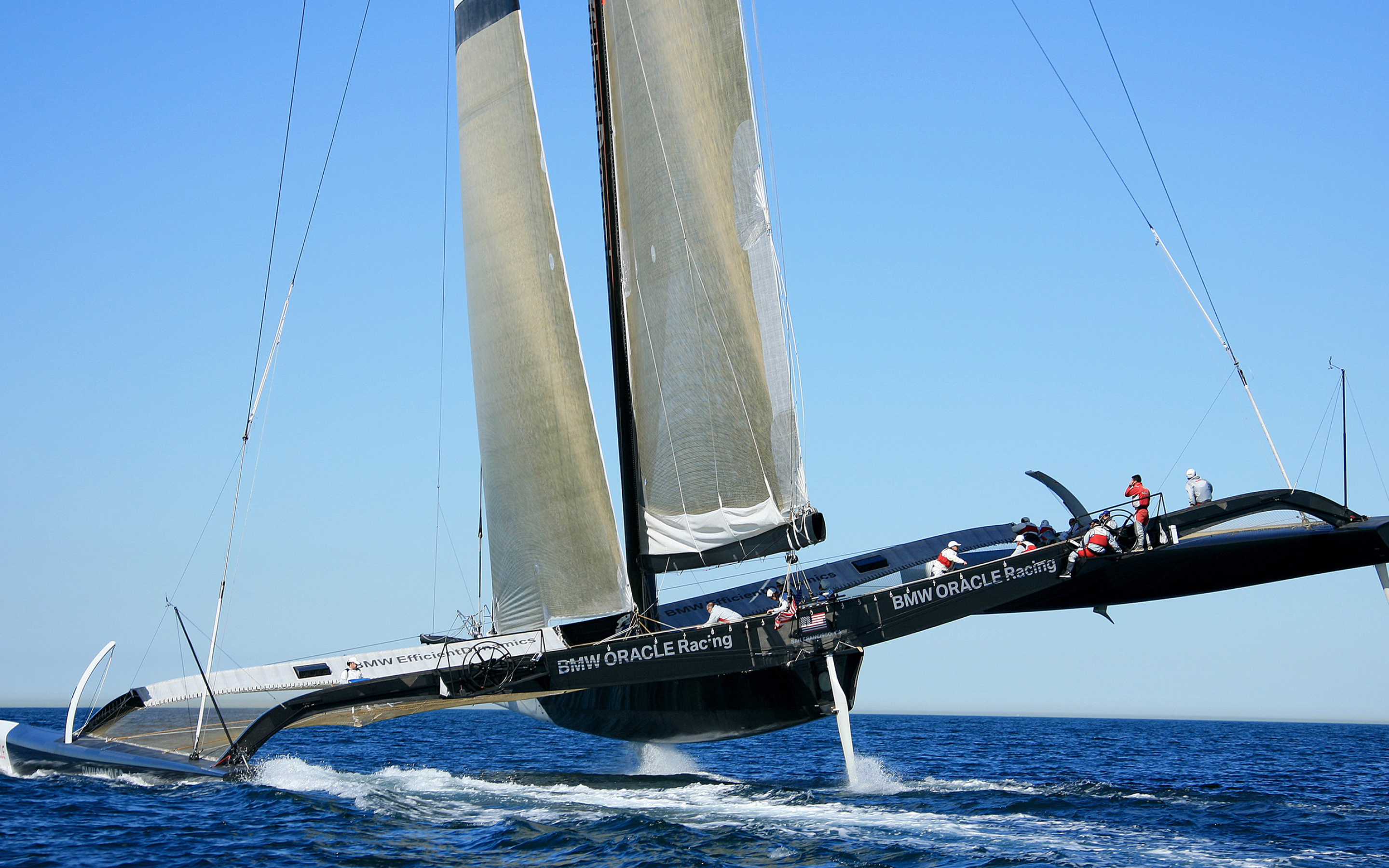 BMW Oracle Racing, Yacht Racing Wallpaper, 2880x1800 HD Desktop