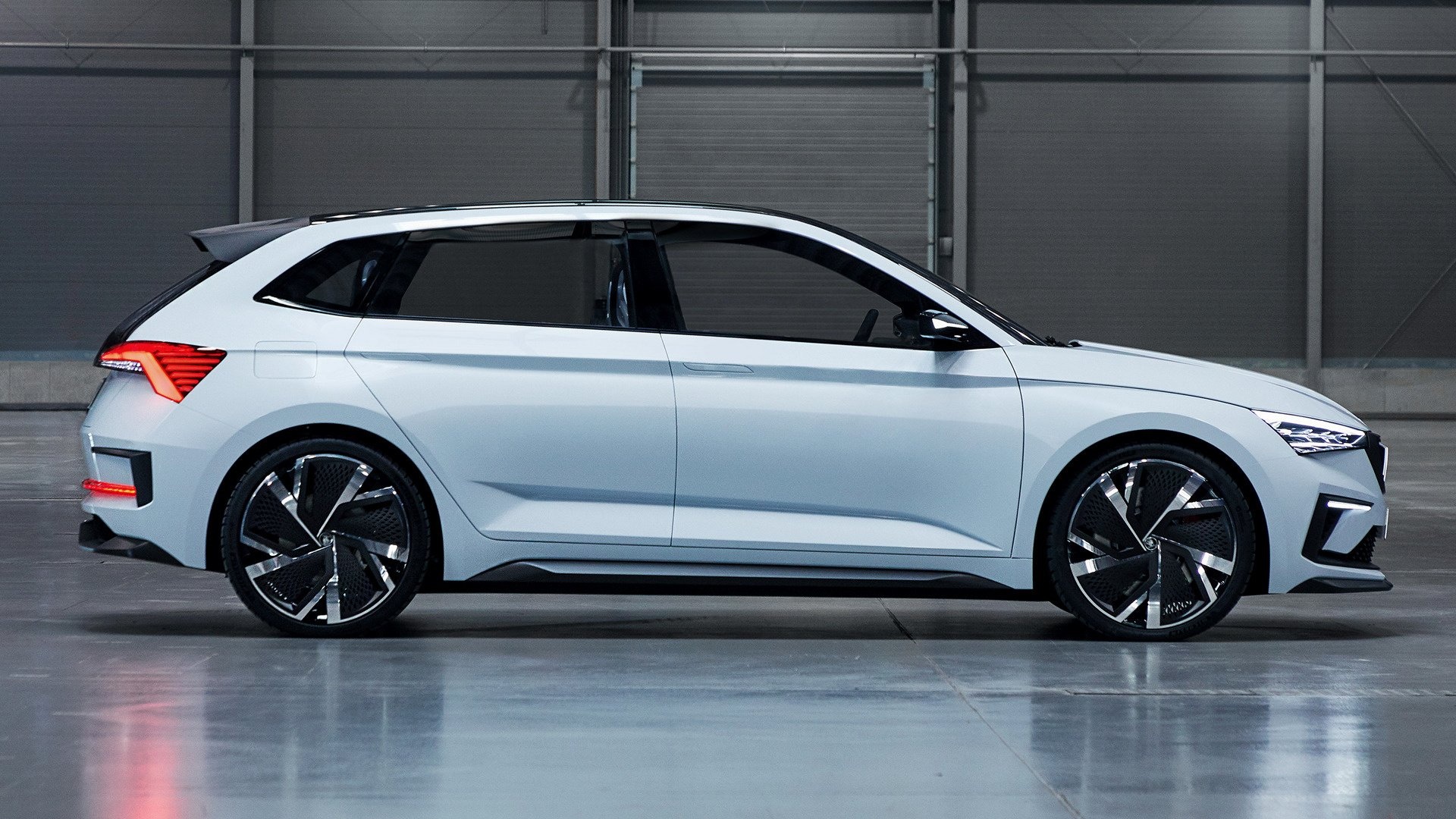 RS Edition, Skoda Scala Wallpaper, 1920x1080 Full HD Desktop