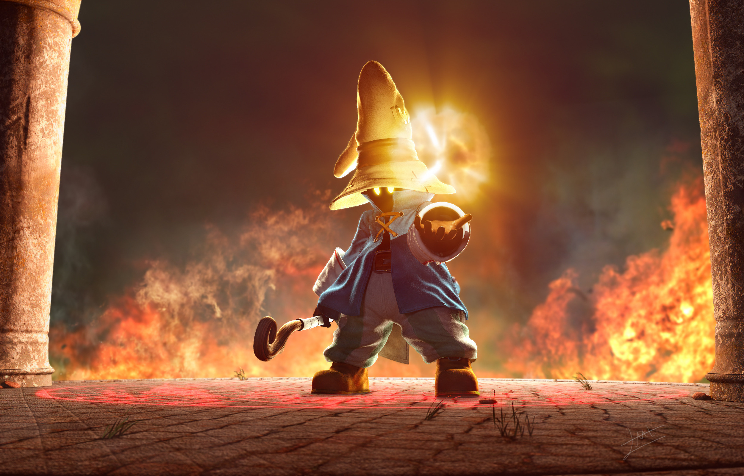 Vivi black mage, 2500x1600 HD Desktop