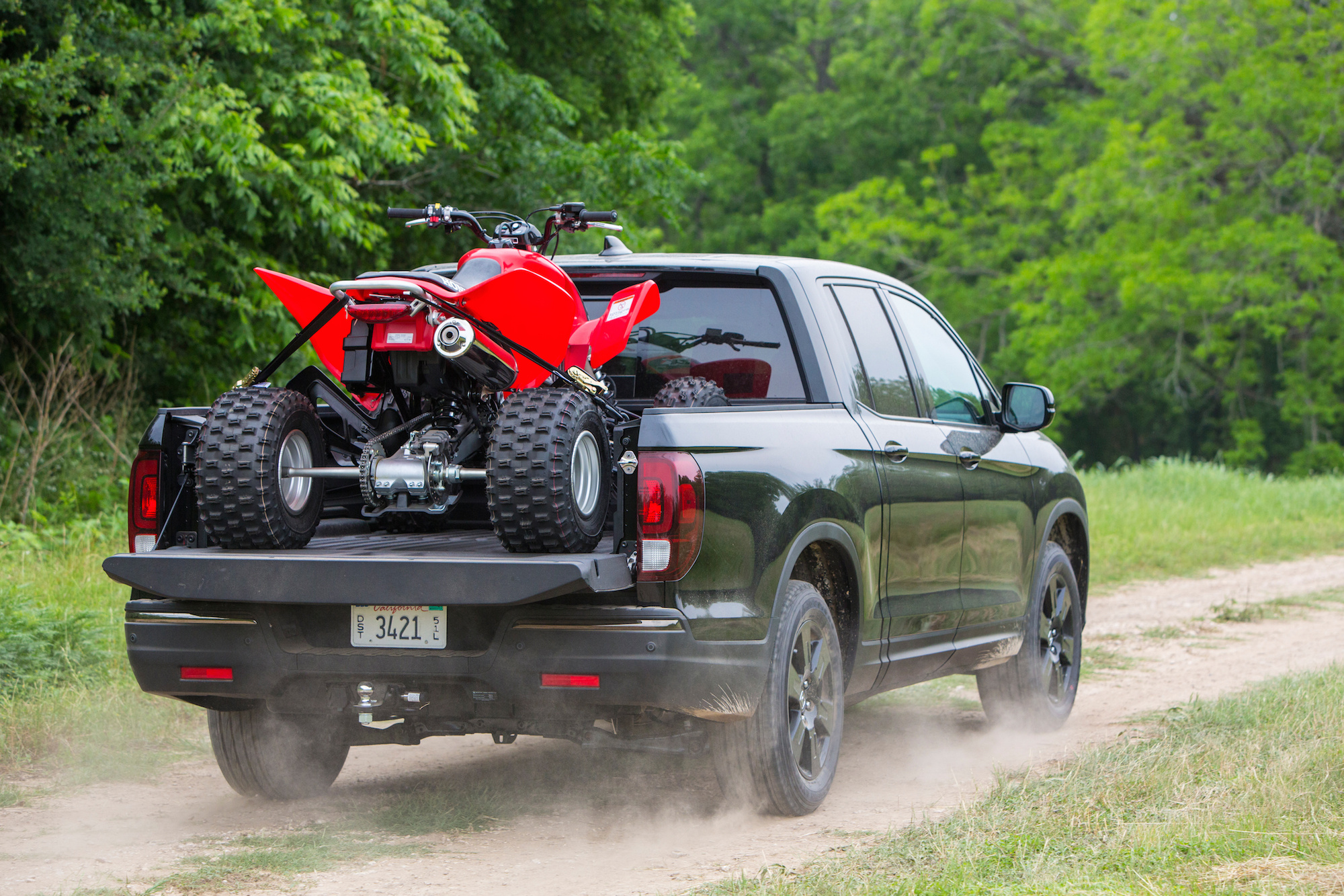 Honda Ridgeline, 2017 Ridgeline, ATV rider, Honda, 2000x1340 HD Desktop