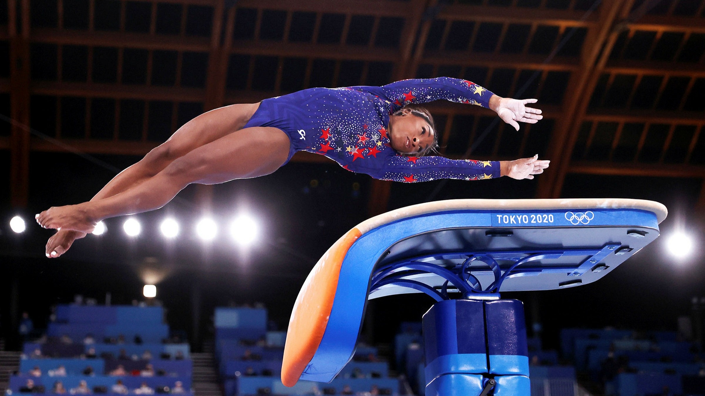 Simone Biles, Greatest Gymnast, 2400x1350 HD Desktop