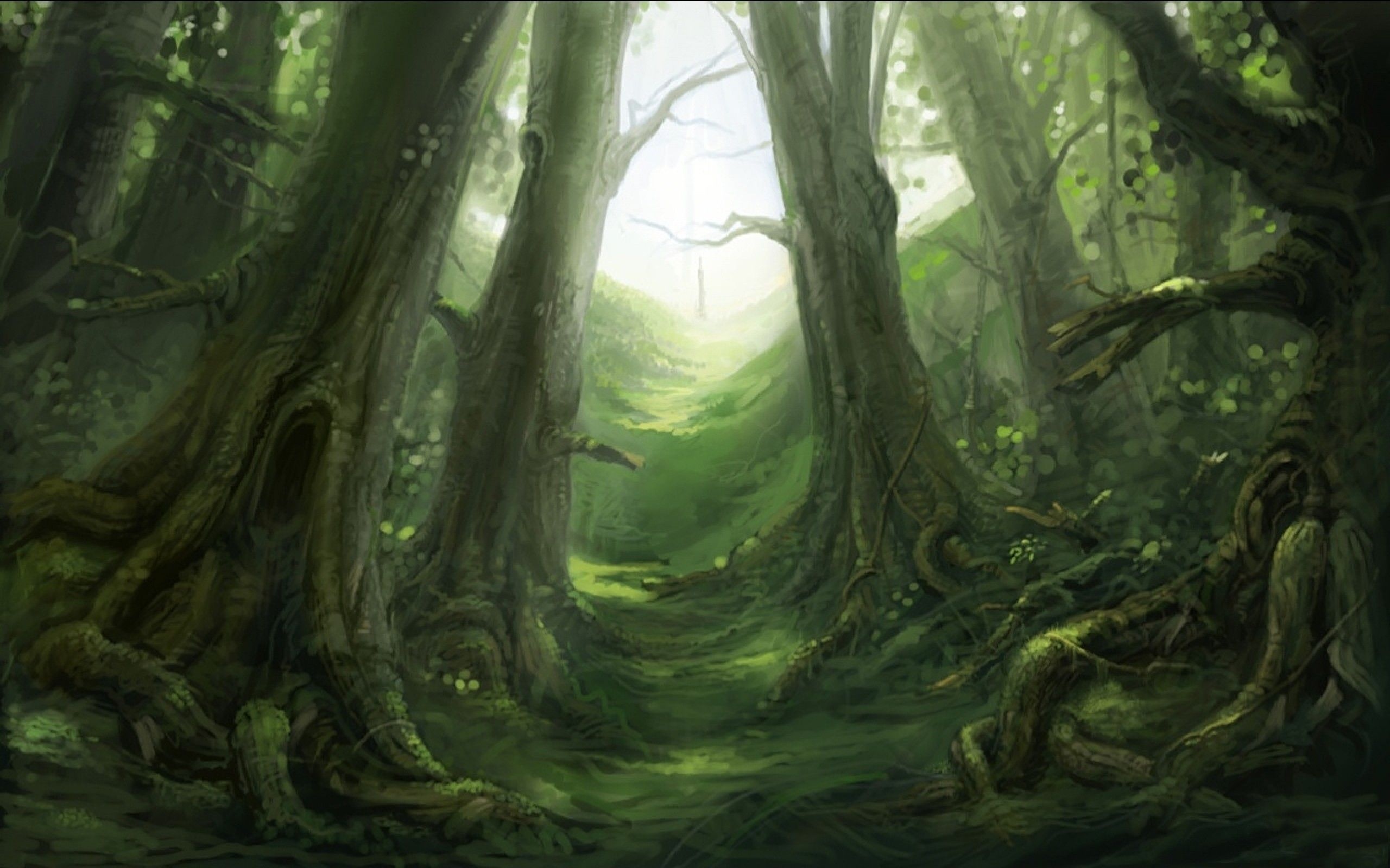 Fangorn, Movies, Fable Artwork, Forests, 2560x1600 HD Desktop