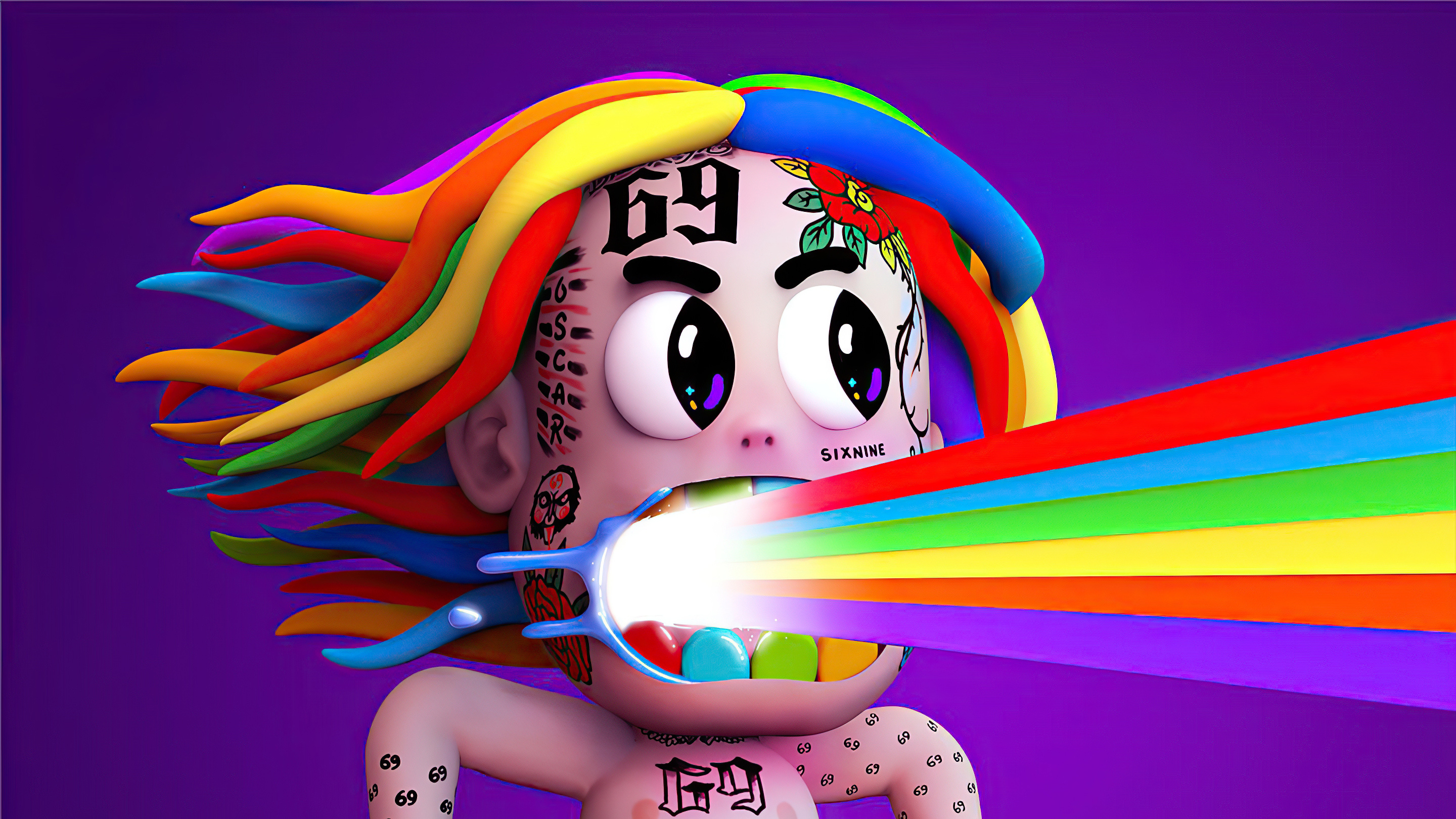 6ix9ine Punani, HD Music, 4k wallpapers, 2880x1620 HD Desktop