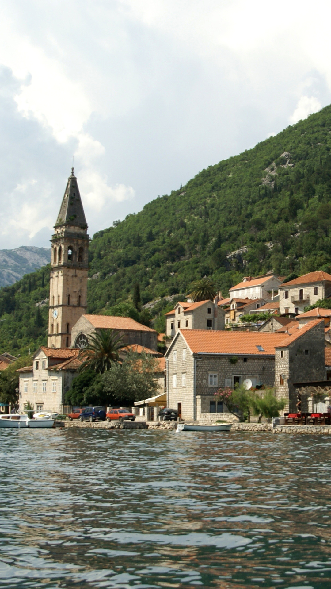 Perast in Montenegro, Wallpaper, 1080x1920 Full HD Phone