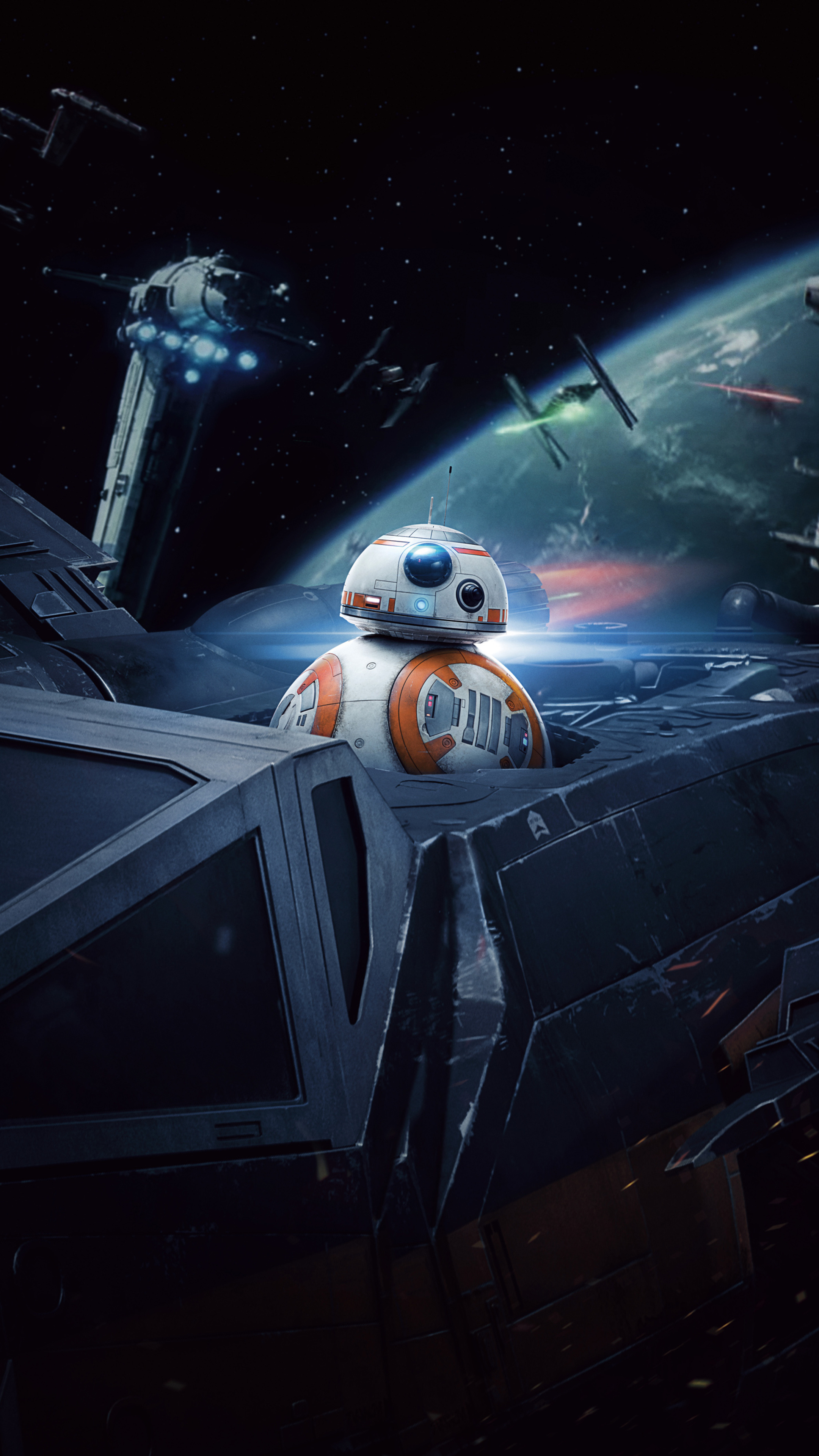 BB-8, Star Wars, The Last Jedi, Sony Xperia, 2160x3840 4K Phone