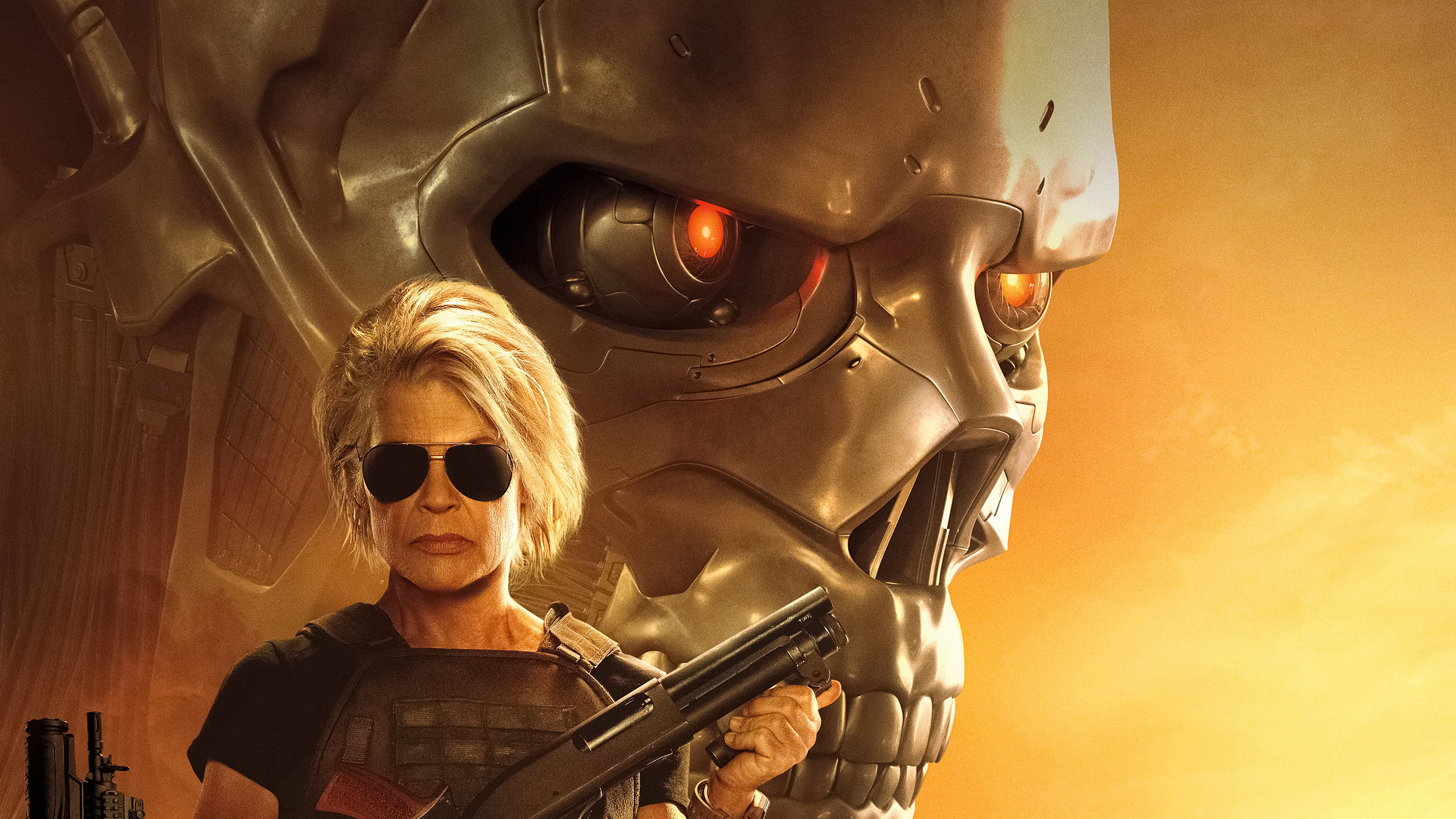 Terminator: Dark Fate, 4K movie wallpapers, High-quality images, Stunning backgrounds, 3380x1900 HD Desktop