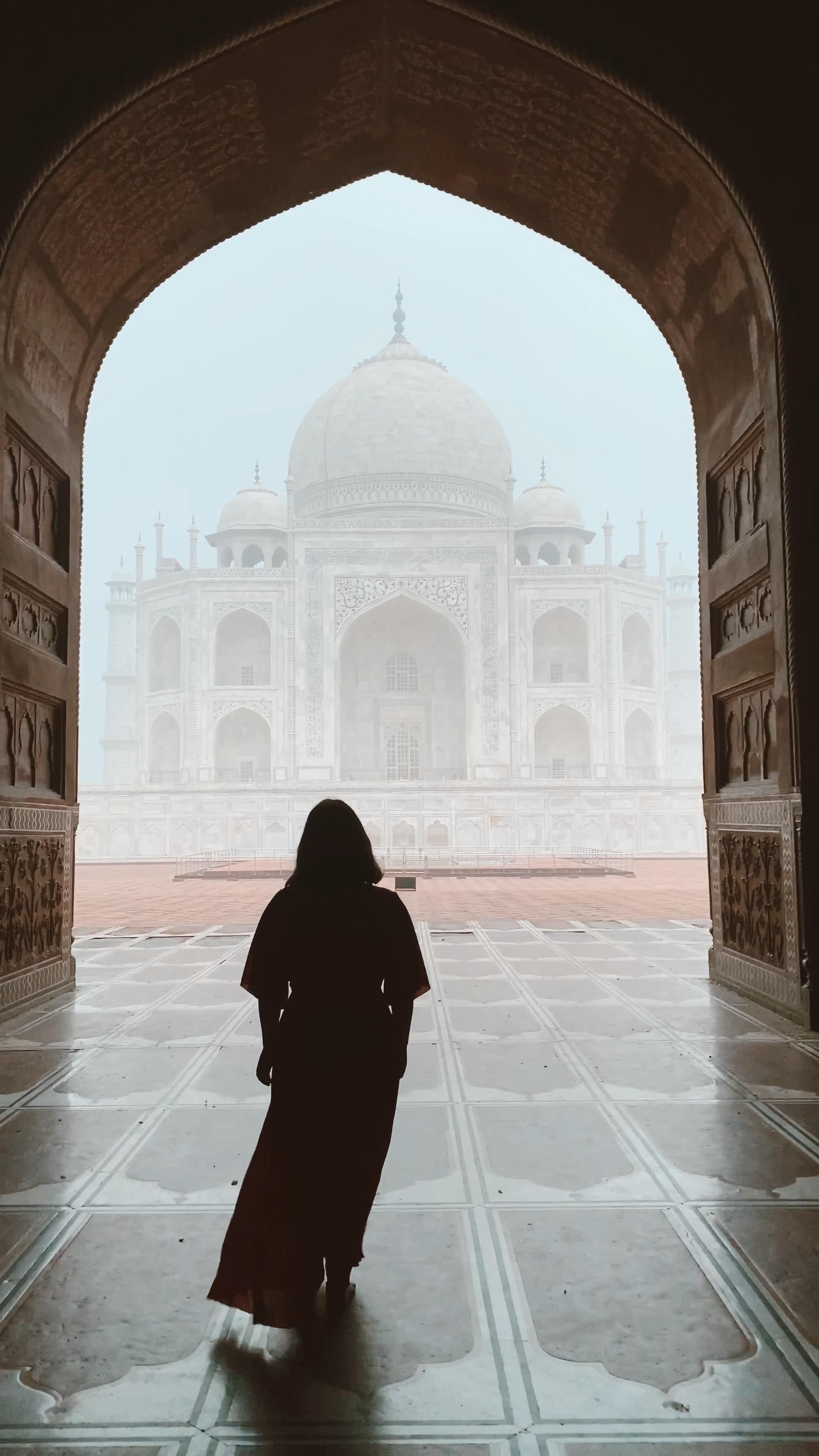 UNVIAJEDE2 video, Beautiful scenery pictures, Taj Mahal, India, 2160x3840 4K Phone