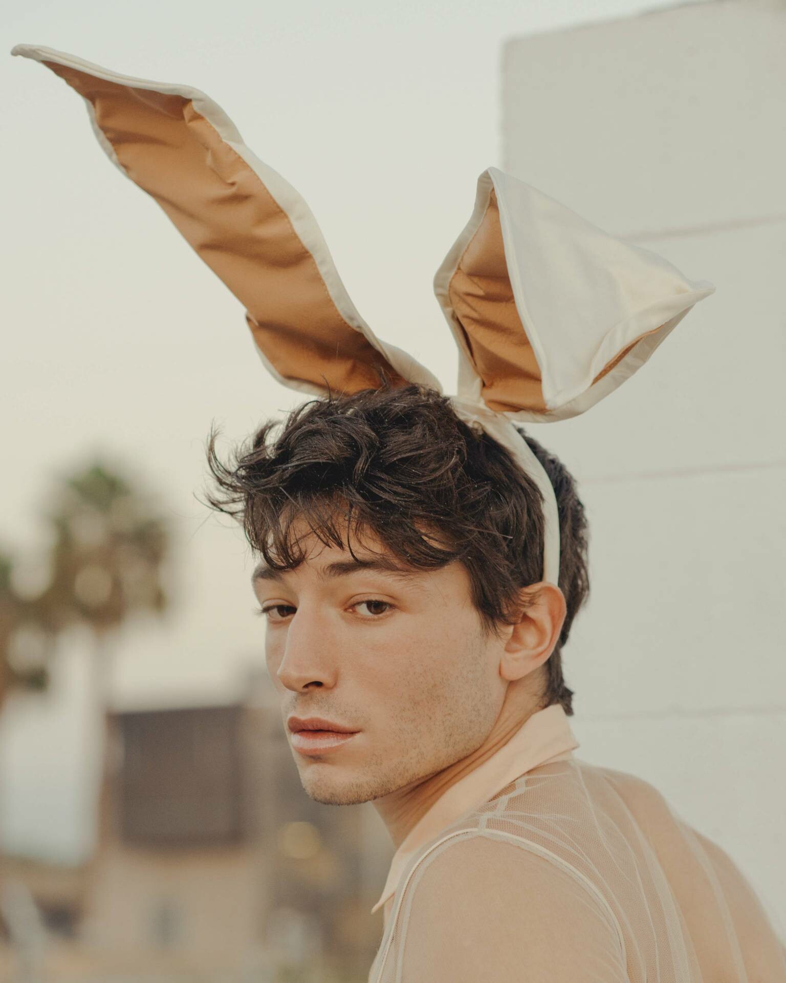 Ezra Miller, Playboy photoshoot, Trendsetter, Avant-garde fashion, 1540x1920 HD Phone