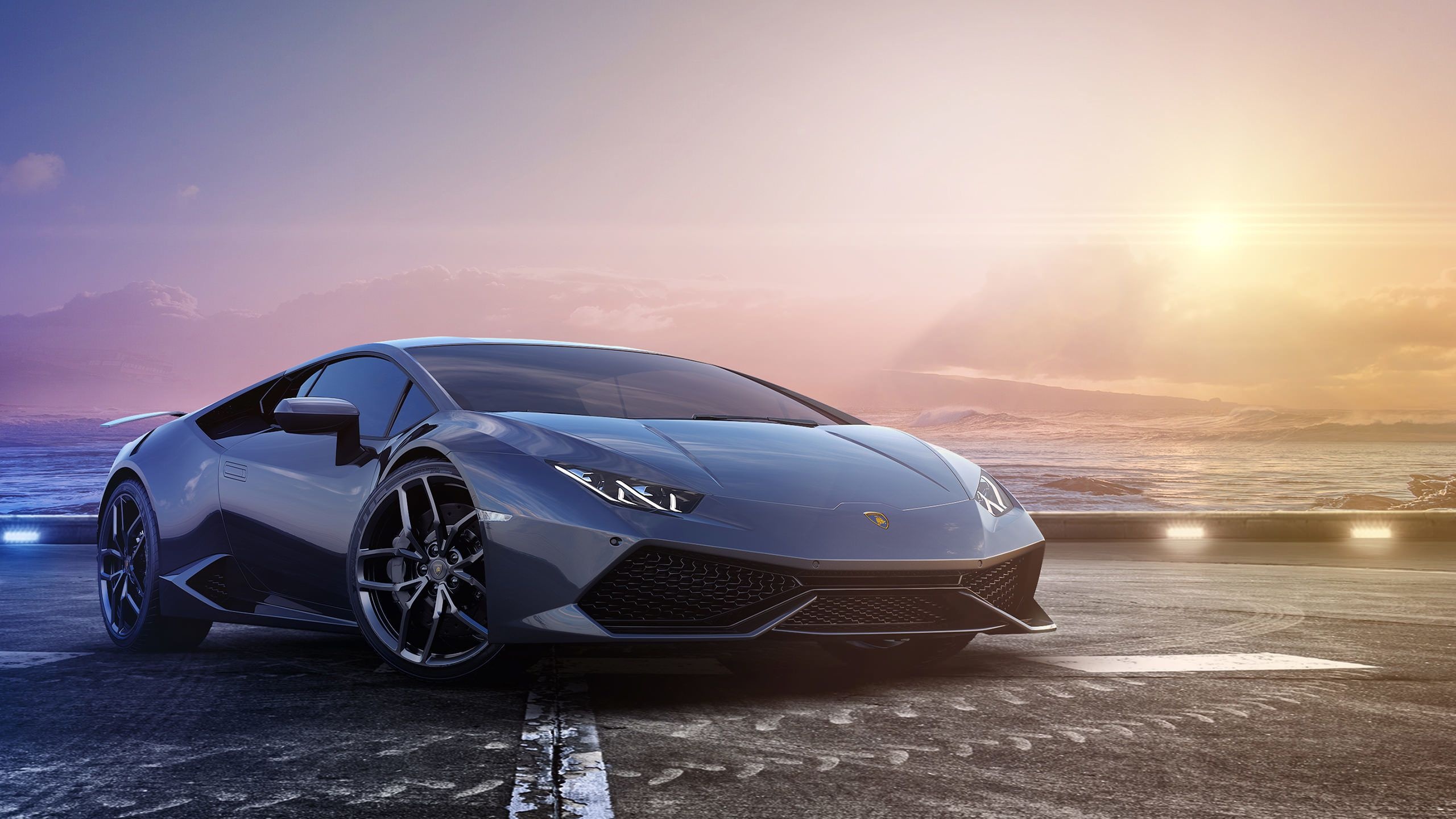 Lamborghini Aventador Wallpaper, iPhone wallpaper, Blue car, Breathtaking, 2560x1440 HD Desktop