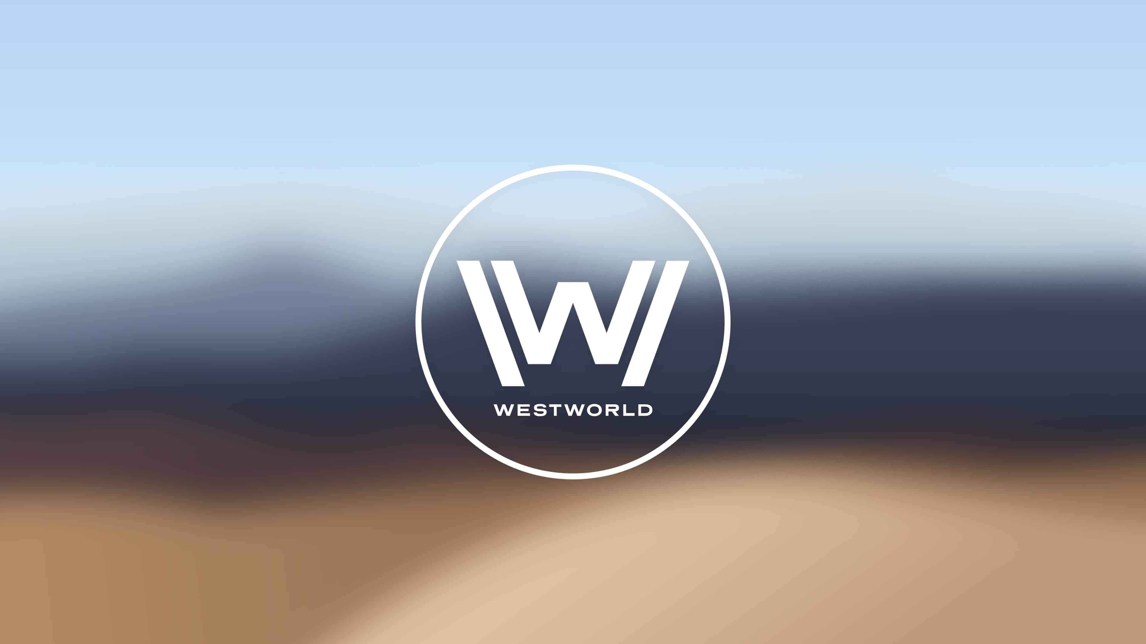 Westworld TV show, Striking logo, Ultra HD wallpaper, Futuristic design, 3840x2160 4K Desktop