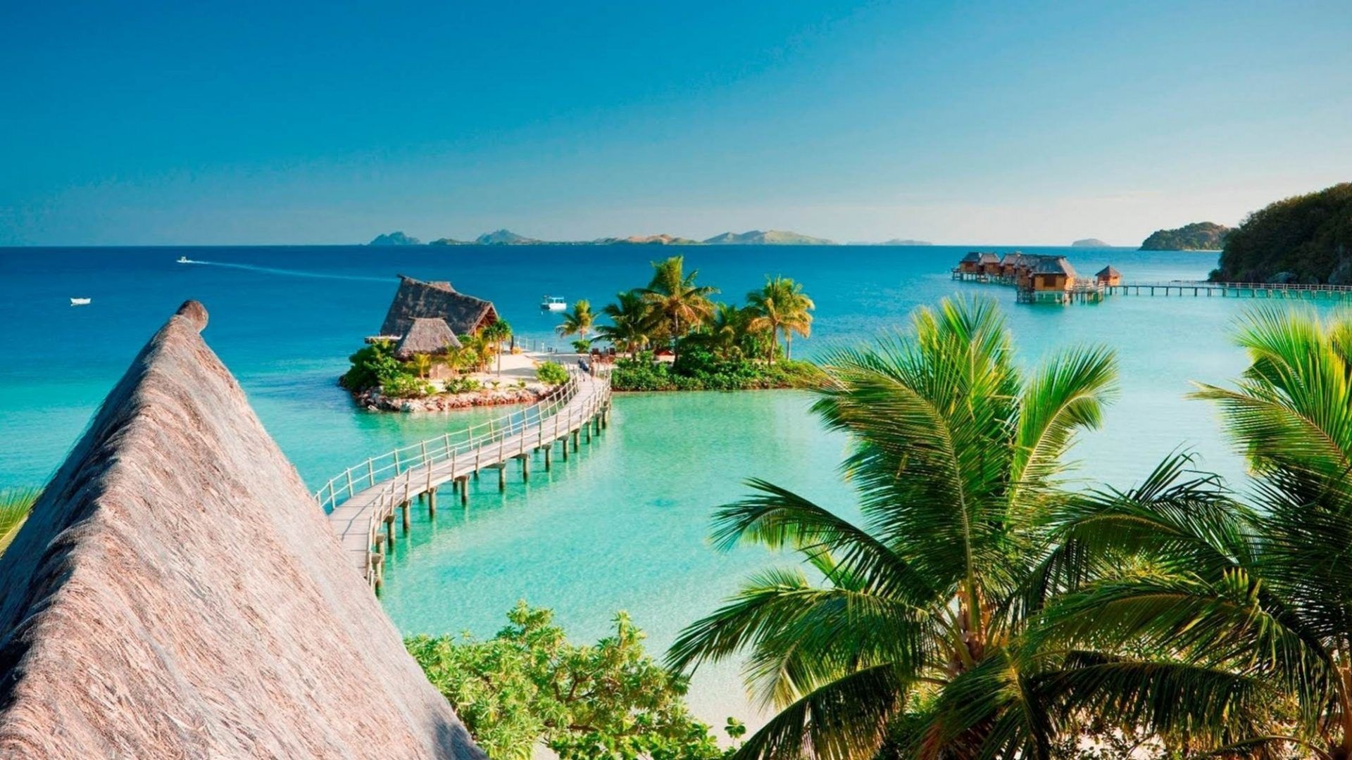 Suva, Fiji beaches, Pristine shores, Sun-kissed sand, Island bliss, 1920x1080 Full HD Desktop