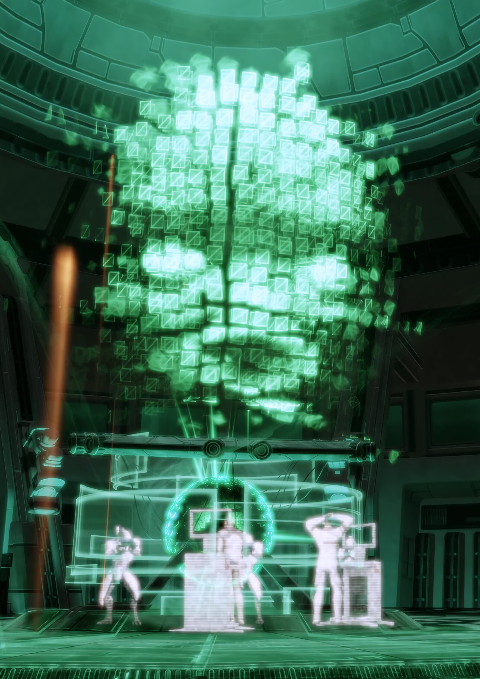 Mass Effect 2: Overlord, Technological warfare, Digital landscapes, Ethical dilemmas, 1590x2250 HD Phone