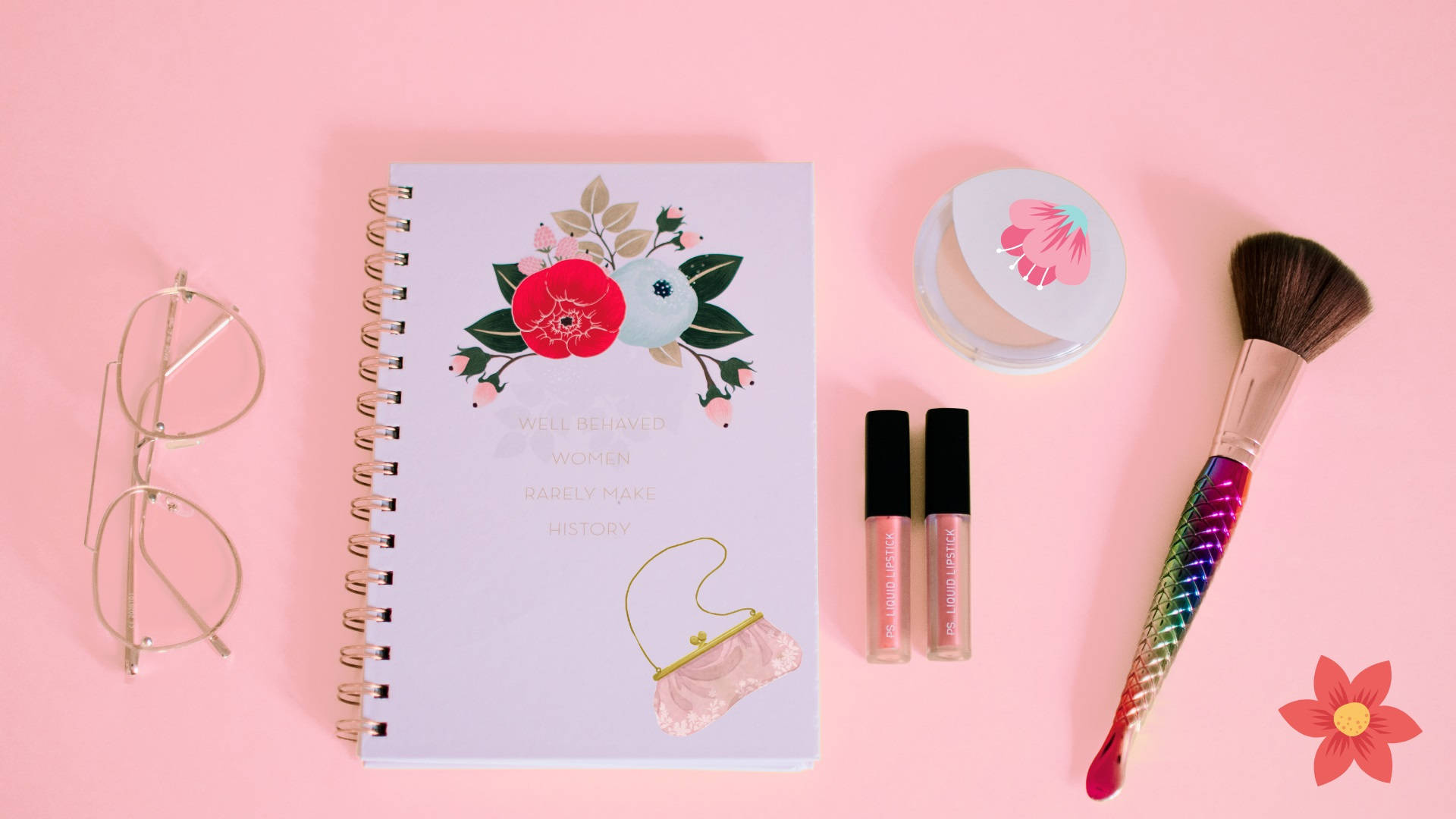 Notebook, Cool Girly Wallpaper, 1920x1080 Full HD Desktop