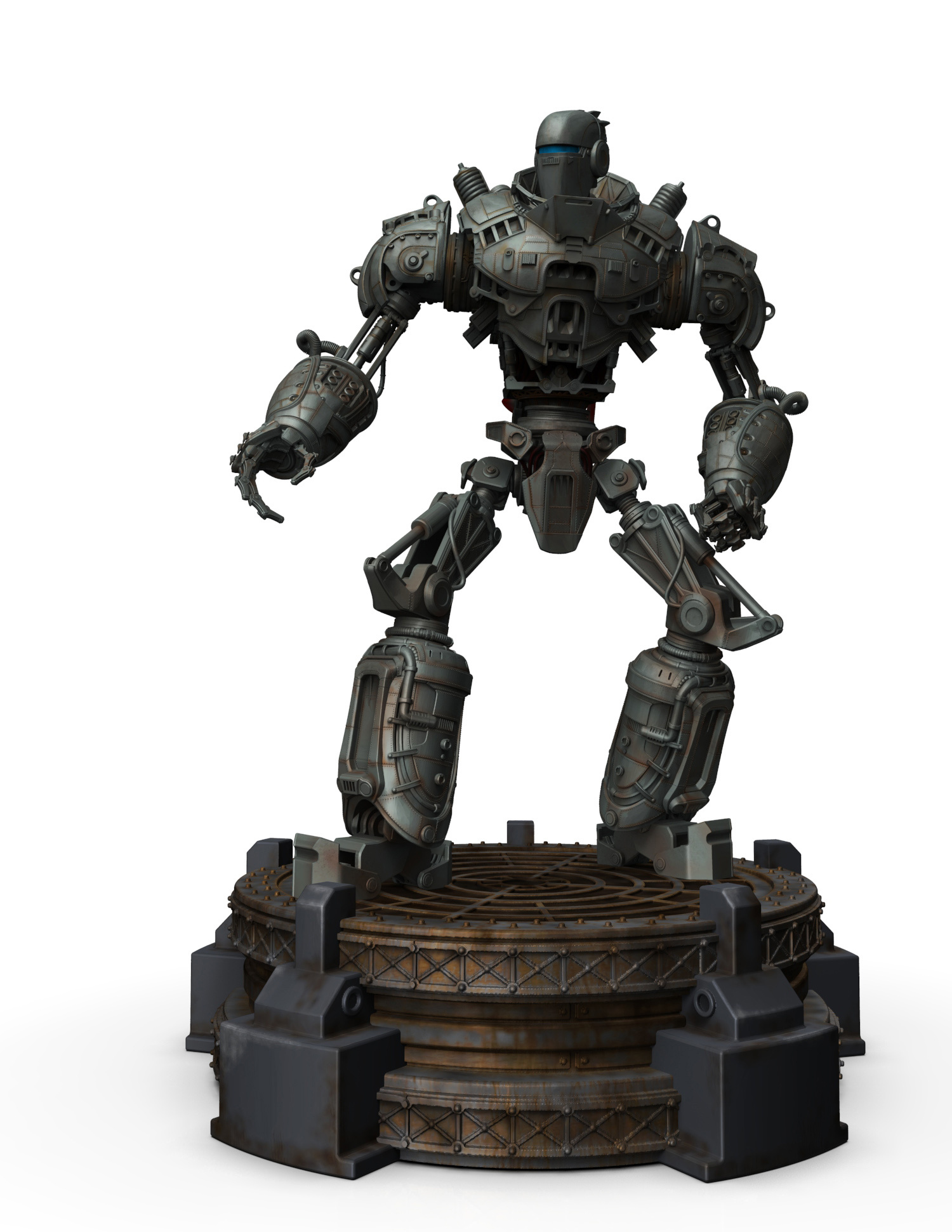 Liberty Prime, Fallout game, GameStop exclusive, Statue, 1500x1950 HD Phone