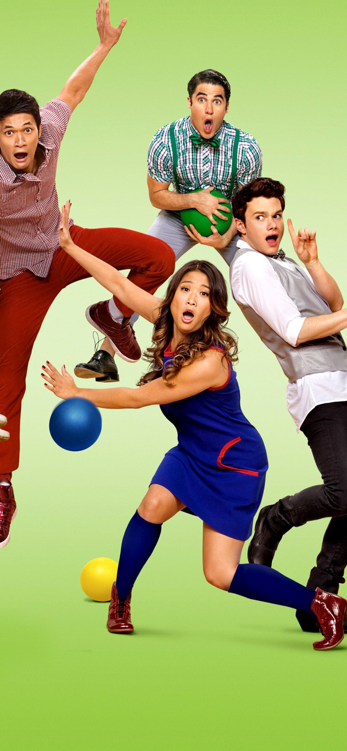 Glee TV series, iPhone 12 Pro wallpaper, Show-inspired design, Stylish display, 1170x2540 HD Phone