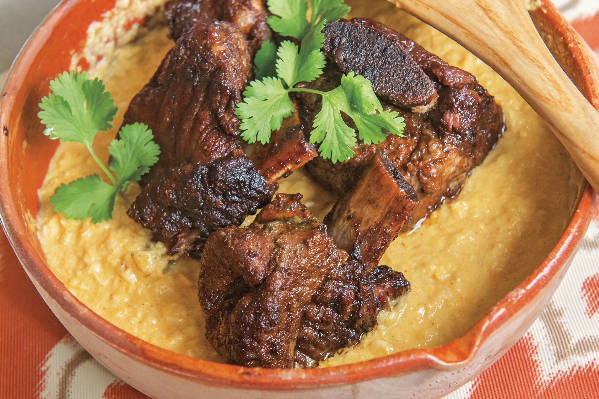 Pressure cooker recipe, Spicy Ancho Chile, Cilantro short ribs, Savory dish, 2000x1340 HD Desktop