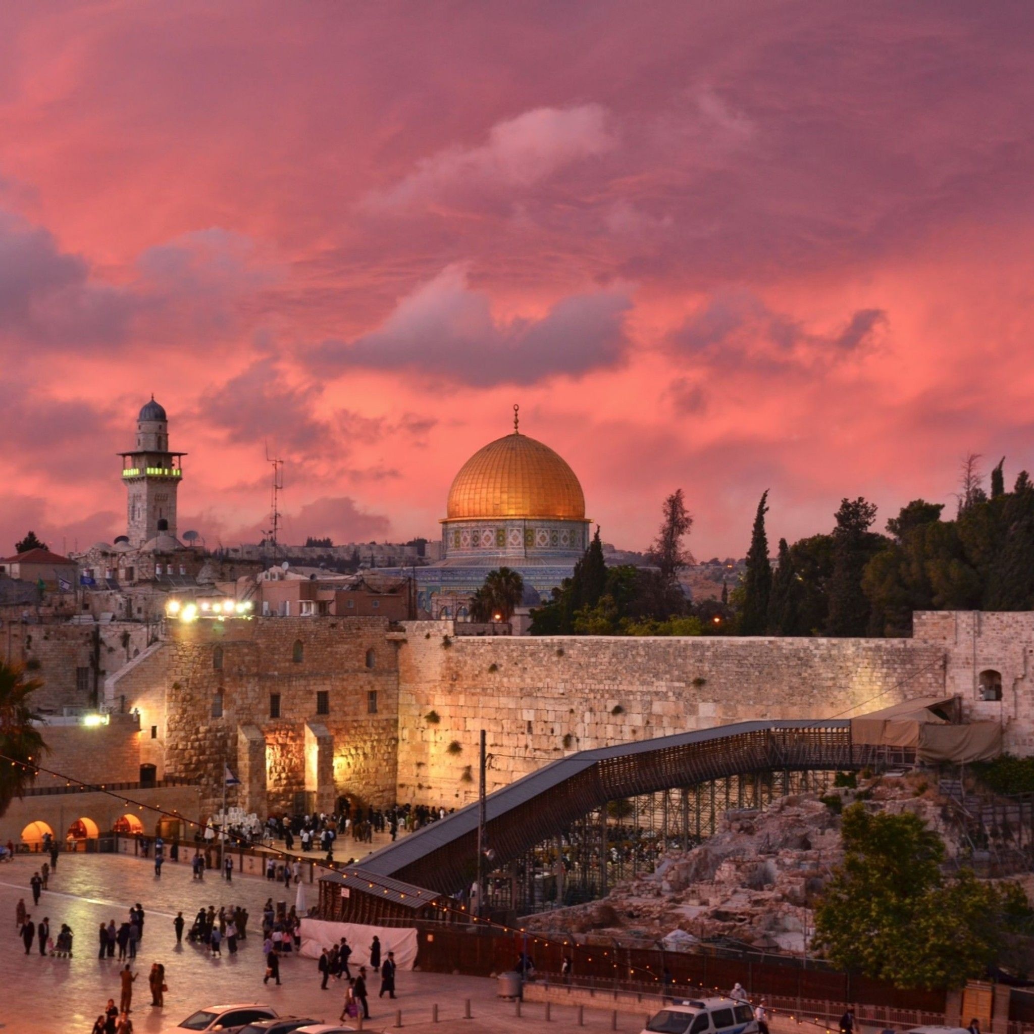 Jerusalem, Travels, 4K, HD, 2050x2050 HD Phone