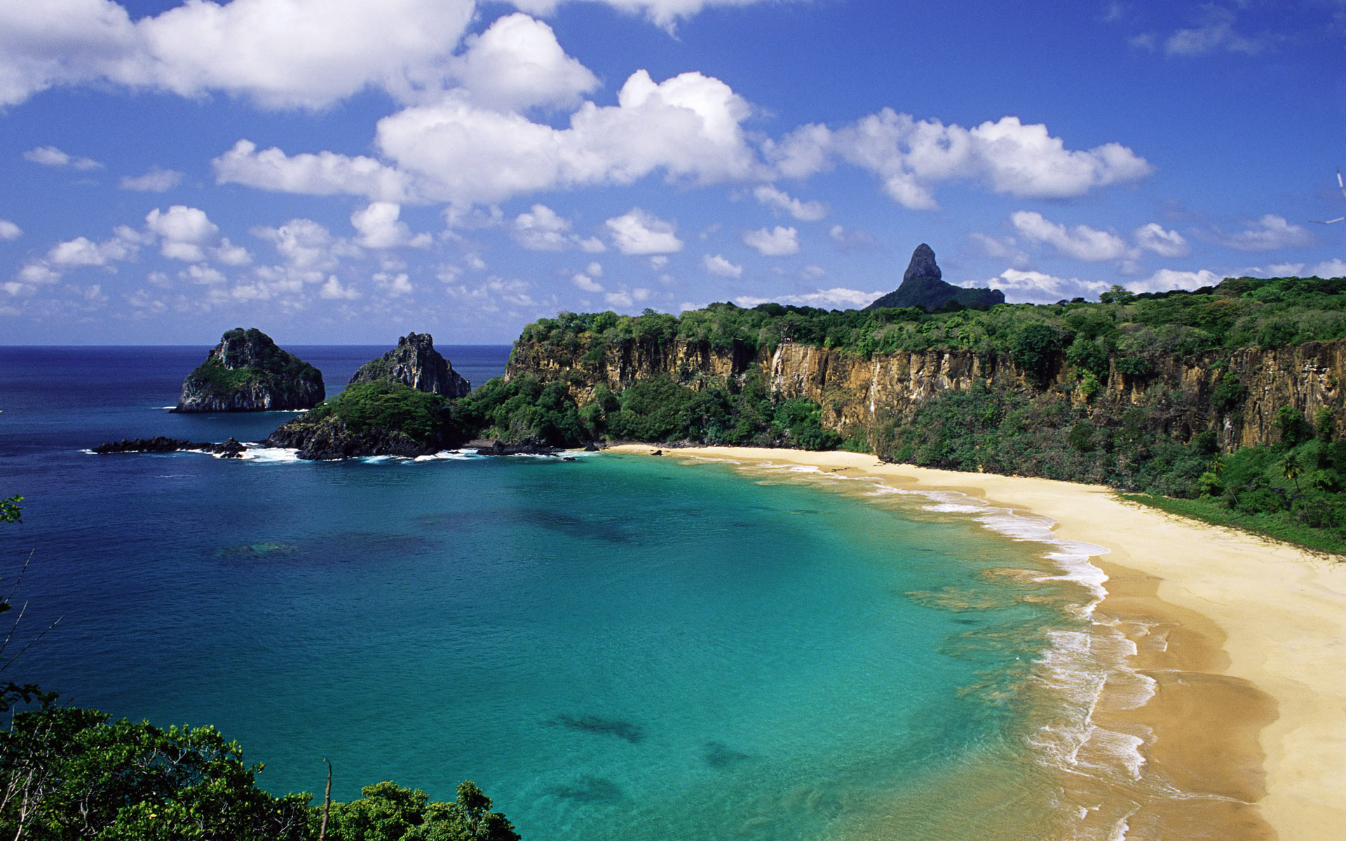 Sancho Beach, Brazil Wallpaper, 1920x1200 HD Desktop