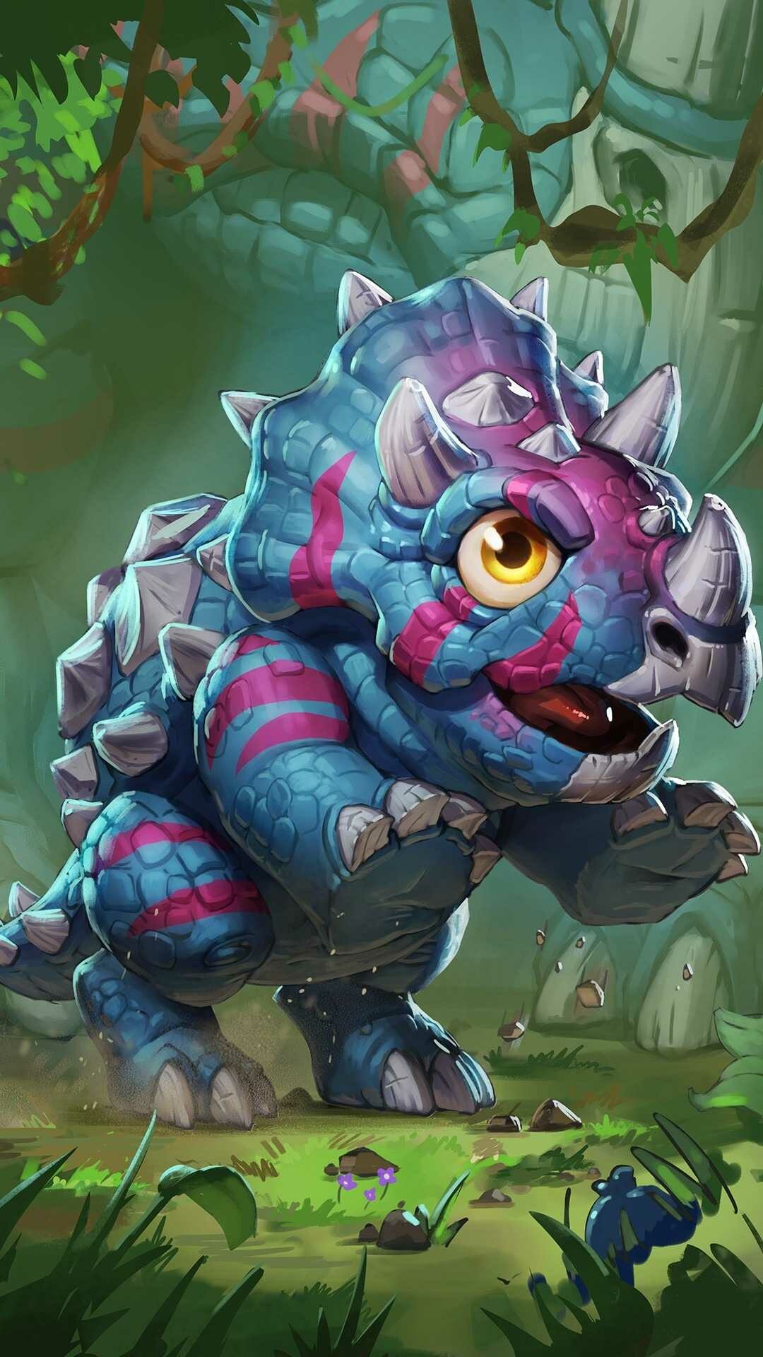 Direhorn Hatchling, Hearthstone Wallpaper, 1080x1920 Full HD Phone