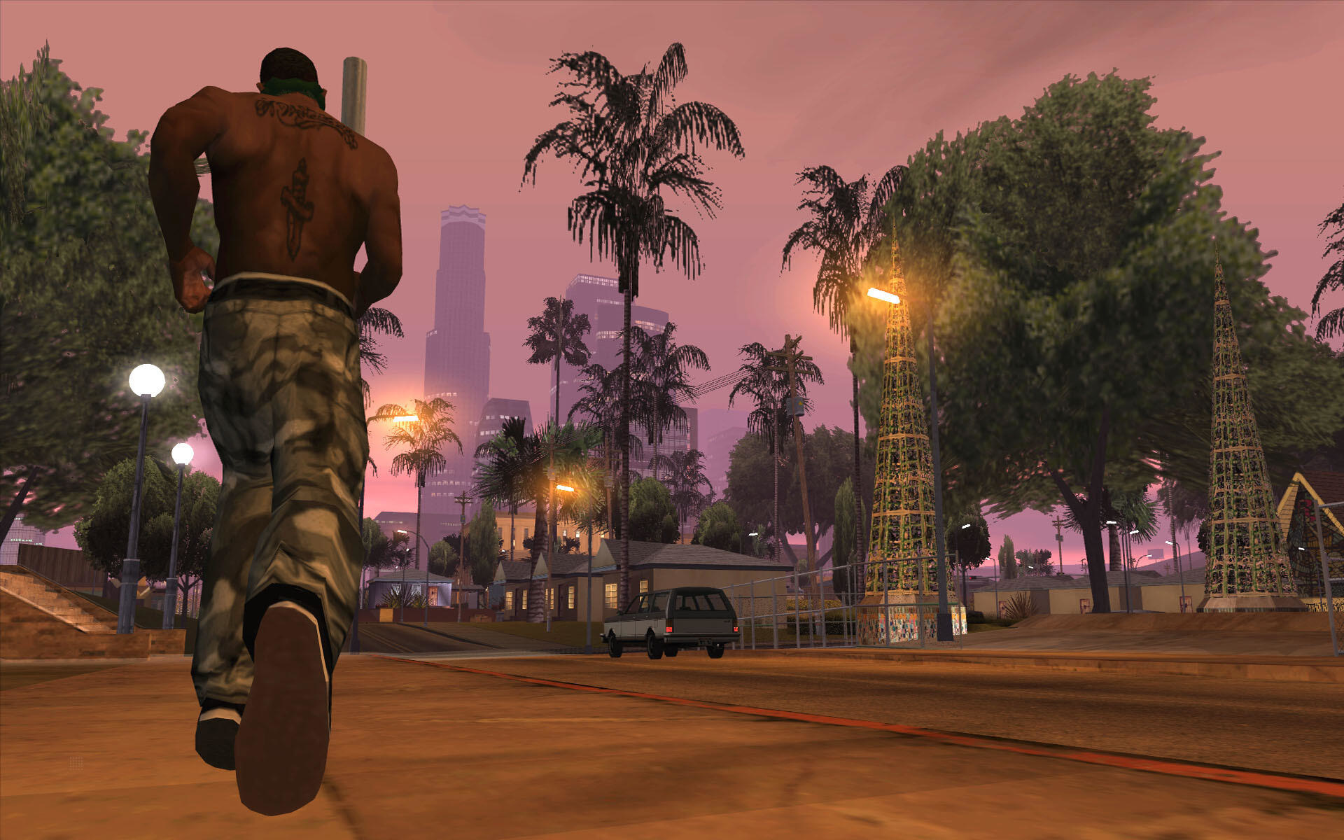 GTA: San Andreas, Windows features, San Andreas settings, In-game locations, 1920x1200 HD Desktop