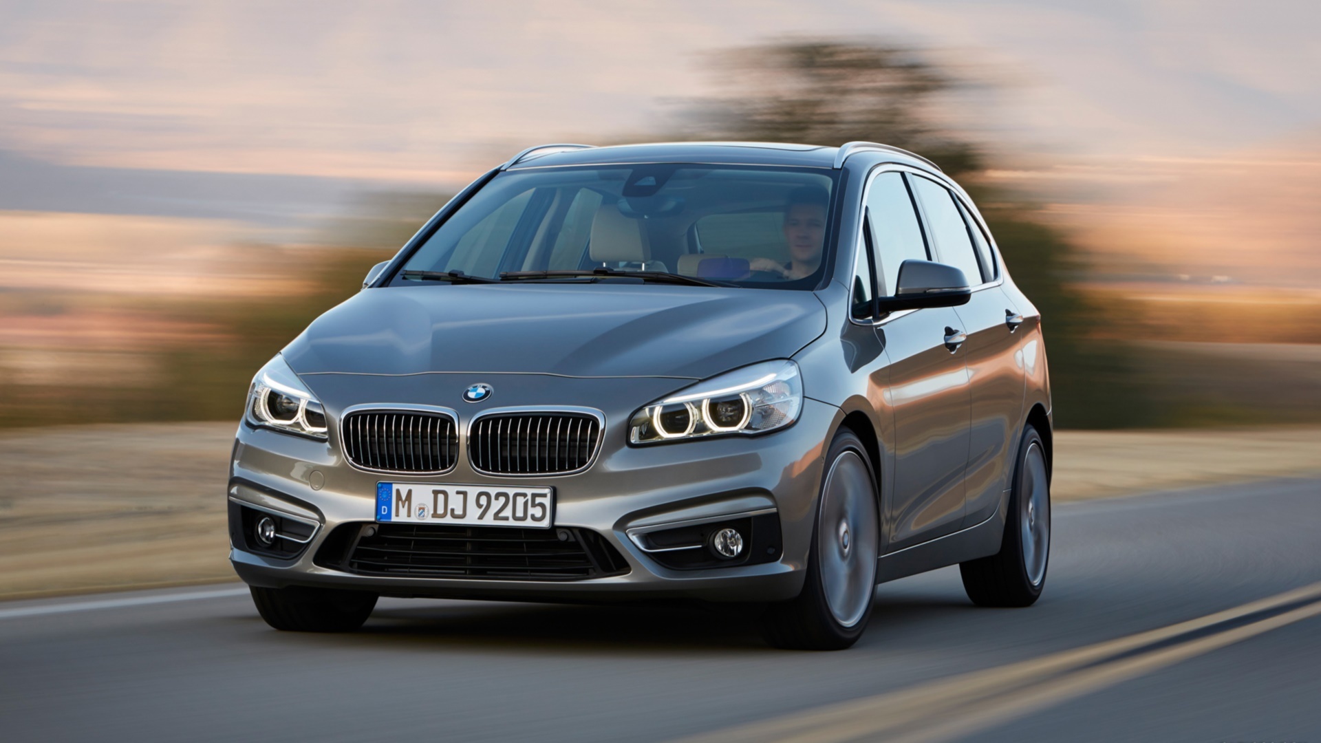 BMW 2 Series, Active Tourer, Compact MPV, Bavarian Motor, Luxury Auto, 1920x1080 Full HD Desktop