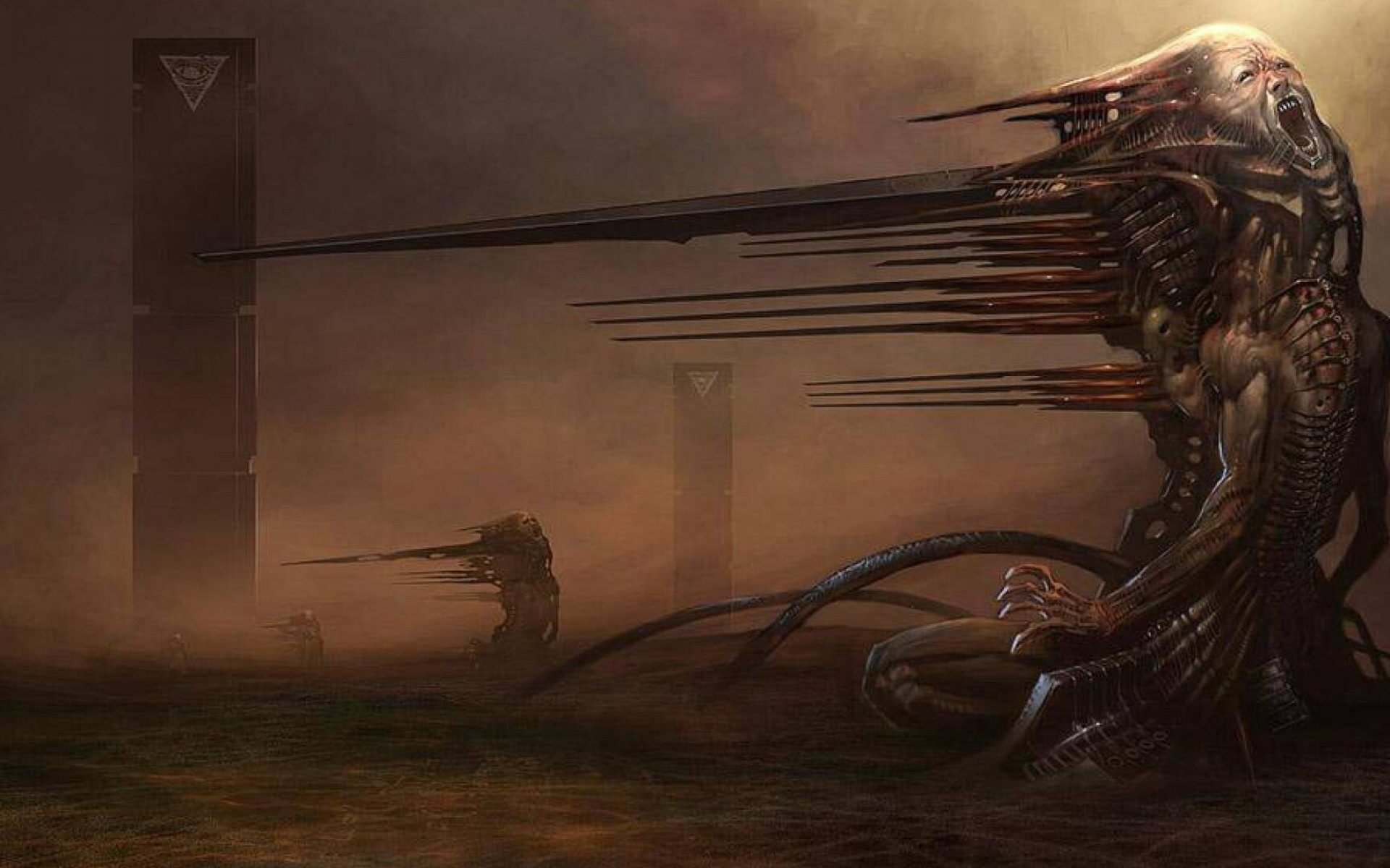 Alien Land Of Pain, H.R. Giger Wallpaper, 1920x1200 HD Desktop