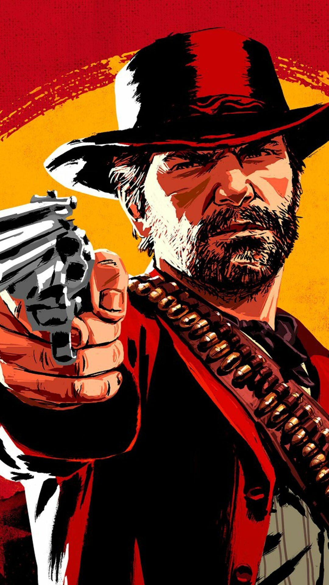 Red Dead Redemption 2, Ultra HD mobile wallpaper, Artistic masterpiece, Western charm, 1080x1920 Full HD Phone