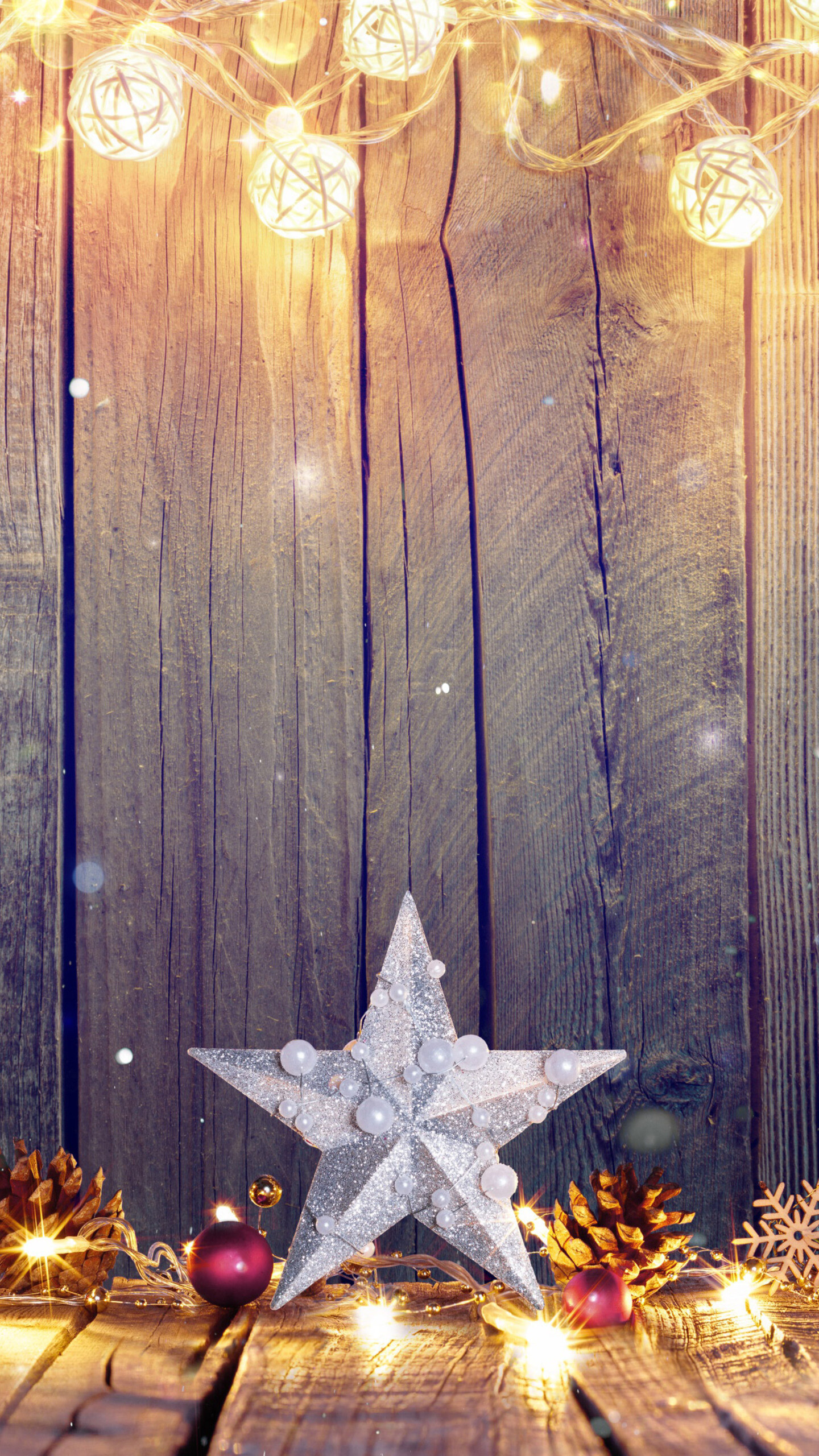 Christmas lights, HD wallpapers, Festive images, Holiday backgrounds, 1440x2560 HD Phone