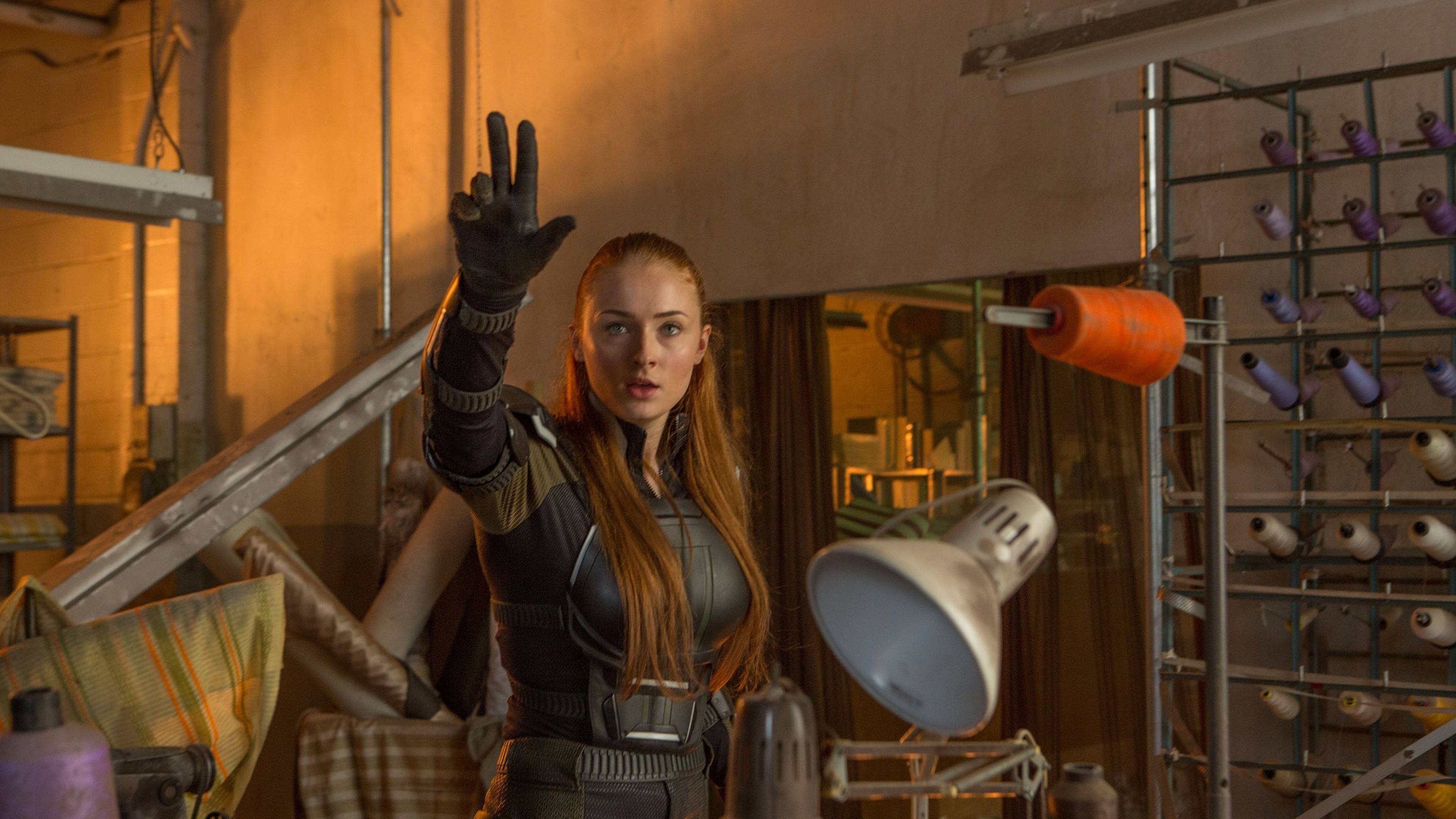Sophie Turner, Phoenix, Jean Grey, Image ID, 3840x2160 4K Desktop