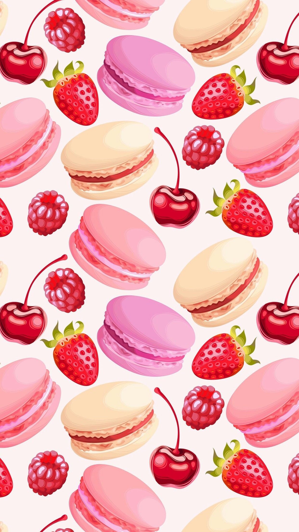 Macarons, Cool Girly Wallpaper, 1250x2210 HD Phone