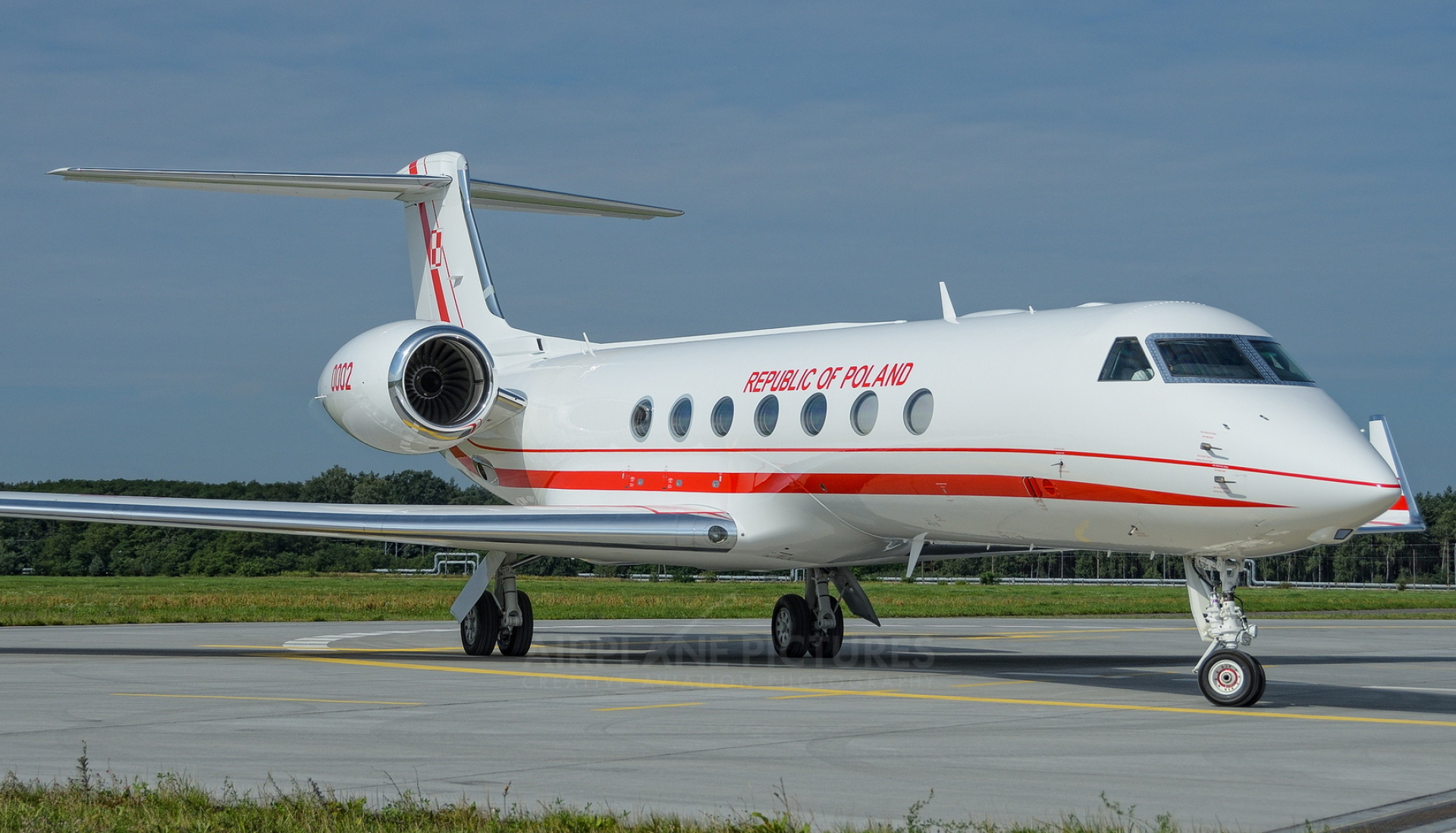 Gulfstream G550, Poland Air Force, Bydgoszcz, Szwederowo, 1920x1100 HD Desktop