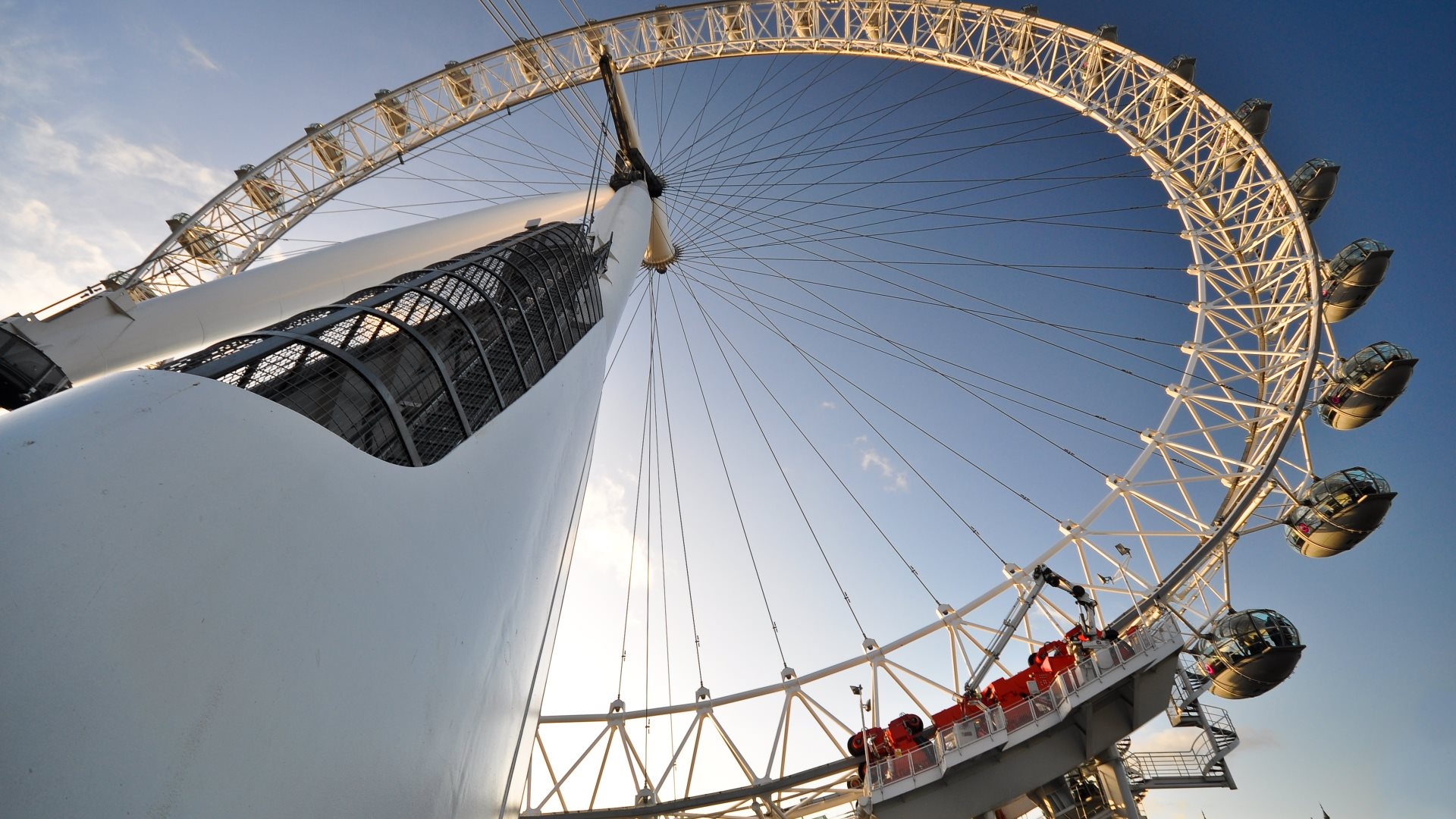 London Eye, Dawn view wallpaper, Skyline beauty, Free download, 1920x1080 Full HD Desktop