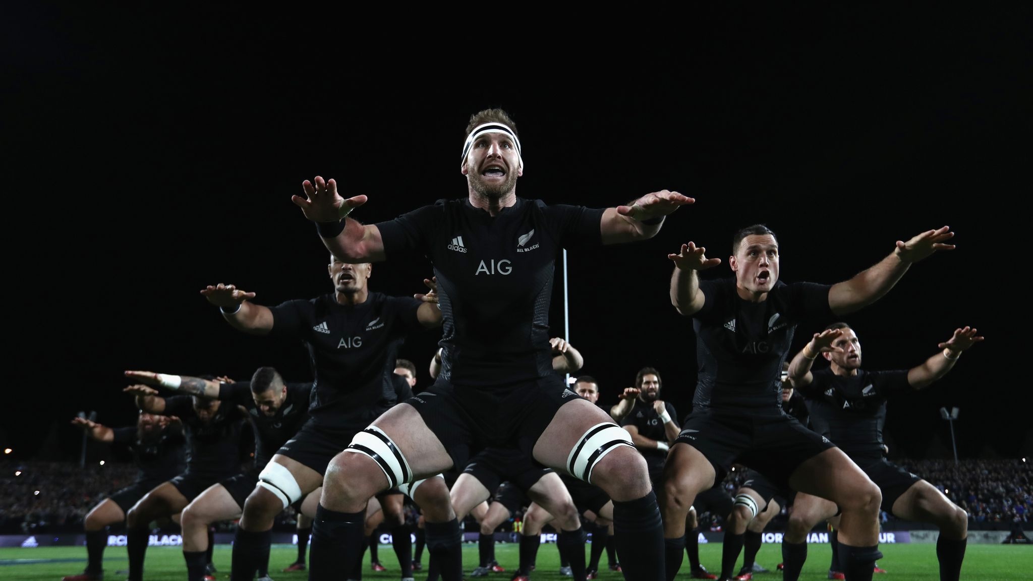 Kieran Read, Haka Wallpaper, 2050x1160 HD Desktop
