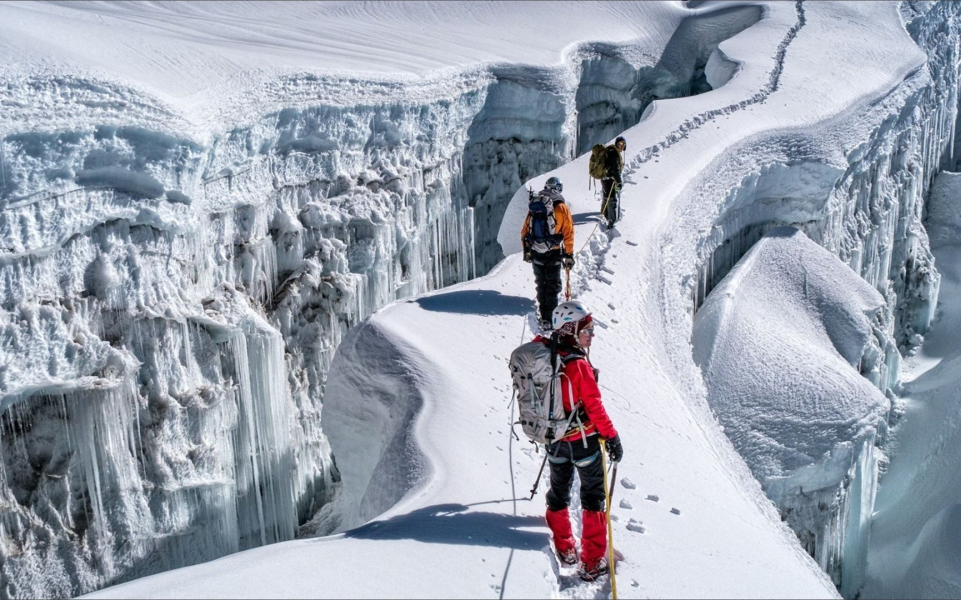 Ice climbers, Climbing Wallpaper, 1920x1200 HD Desktop