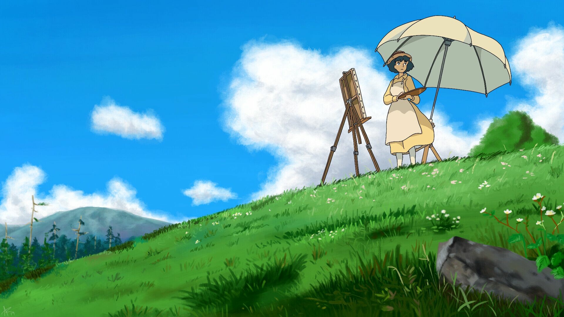 The Wind Rises, Aviation theme, Nostalgic story, Dream-chasing protagonist, 1920x1080 Full HD Desktop