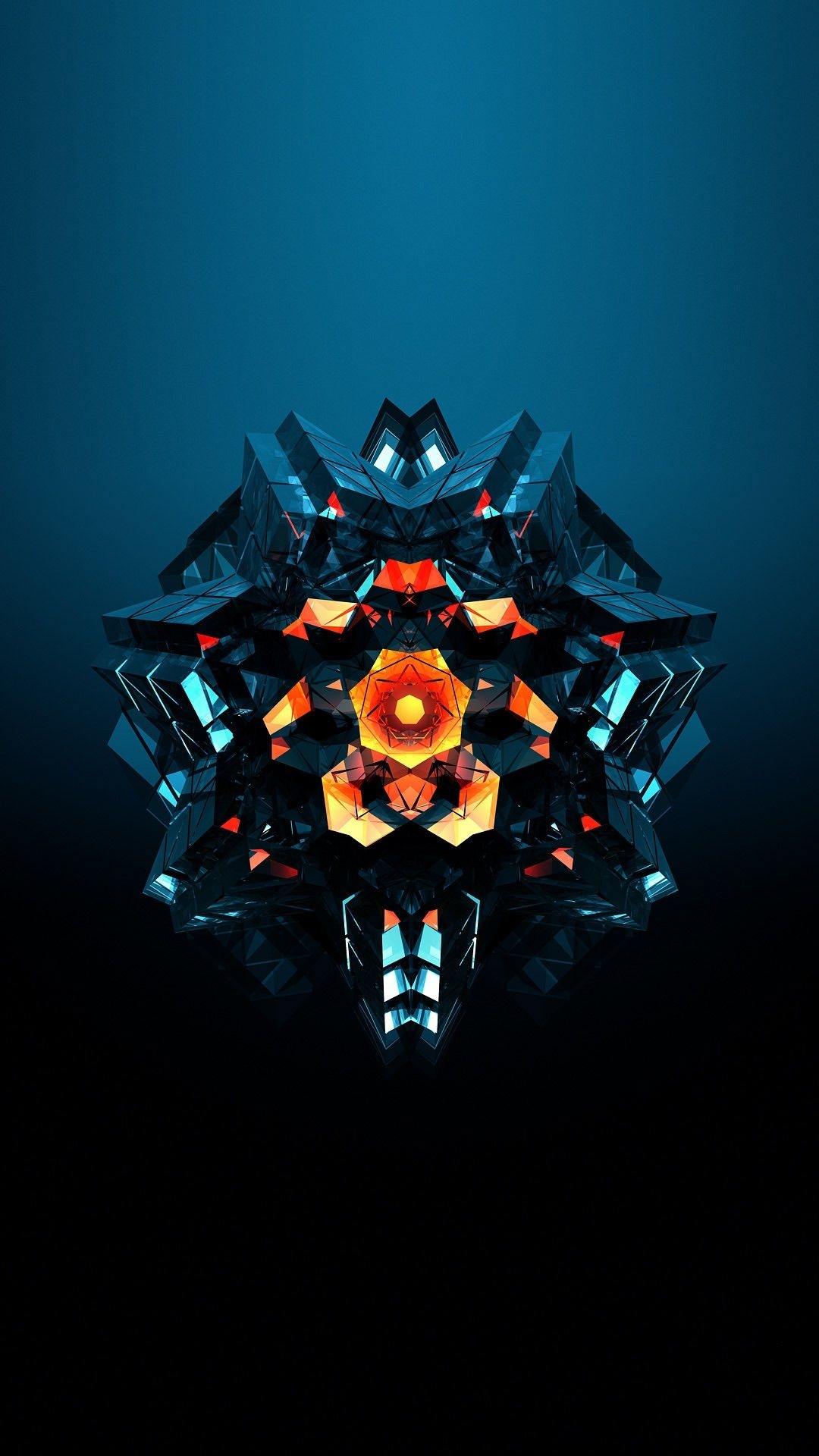 Facets iPhone wallpaper, Violet nature, 4K wallpaper, 1080x1920 Full HD Phone