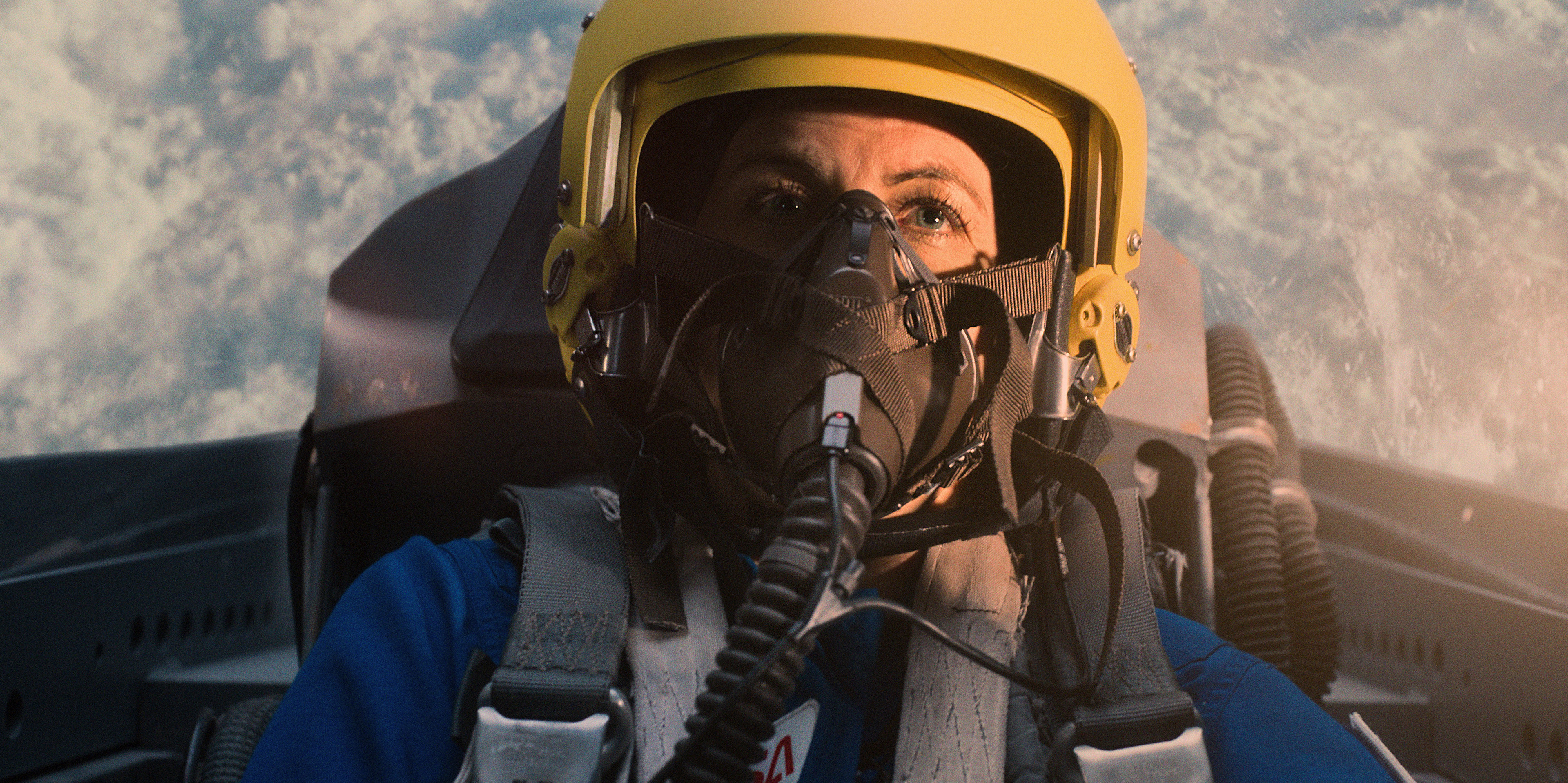 For All Mankind, Astronaut climbs, Space sneak peek, T-38, 3840x1920 Dual Screen Desktop