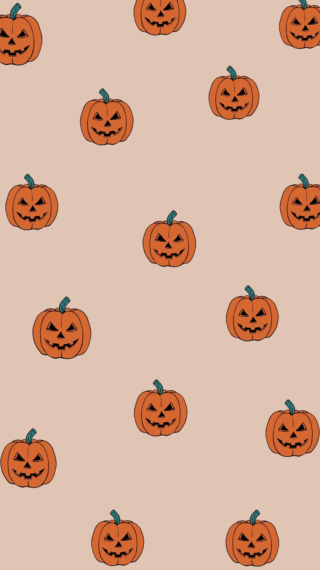 Halloween pumpkins, Cute Phone Wallpaper, 1080x1920 Full HD Phone