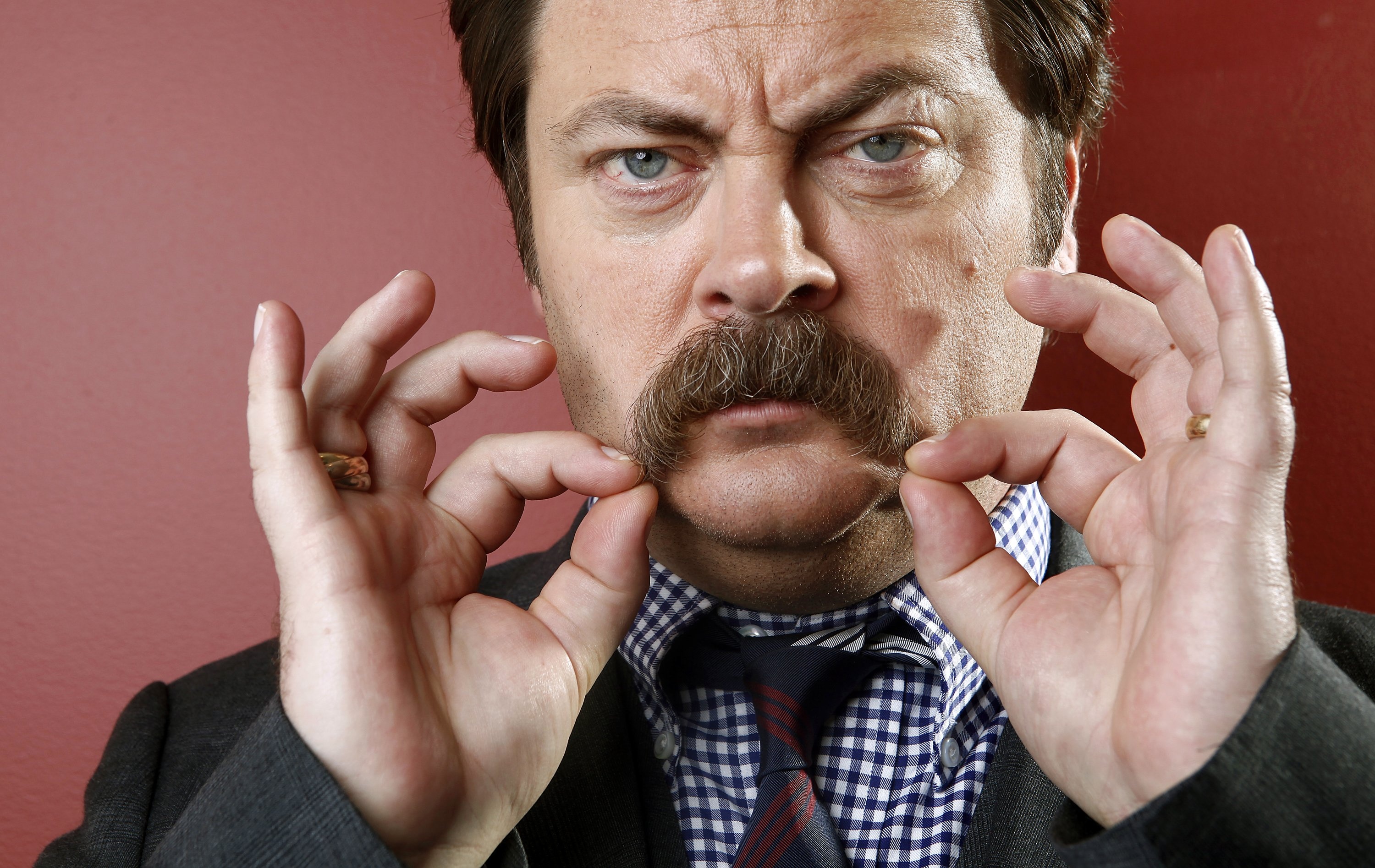 Nick Offerman, Celebrity HQ, 4K Wallpapers, 2019, 3000x1900 HD Desktop
