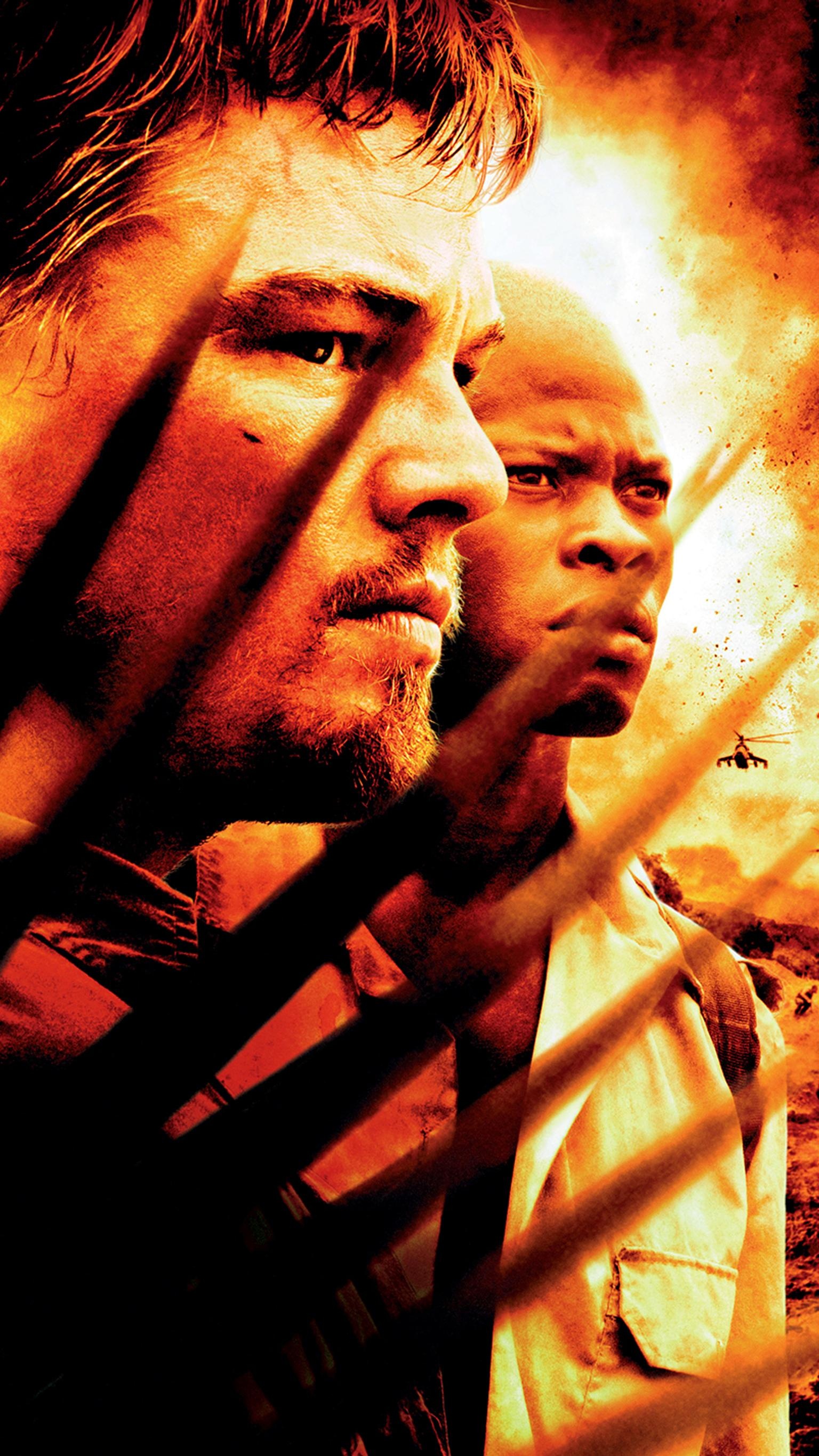 Blood Diamond artwork, Intense storytelling, Diamond scavenging, African backdrop, 1540x2740 HD Phone