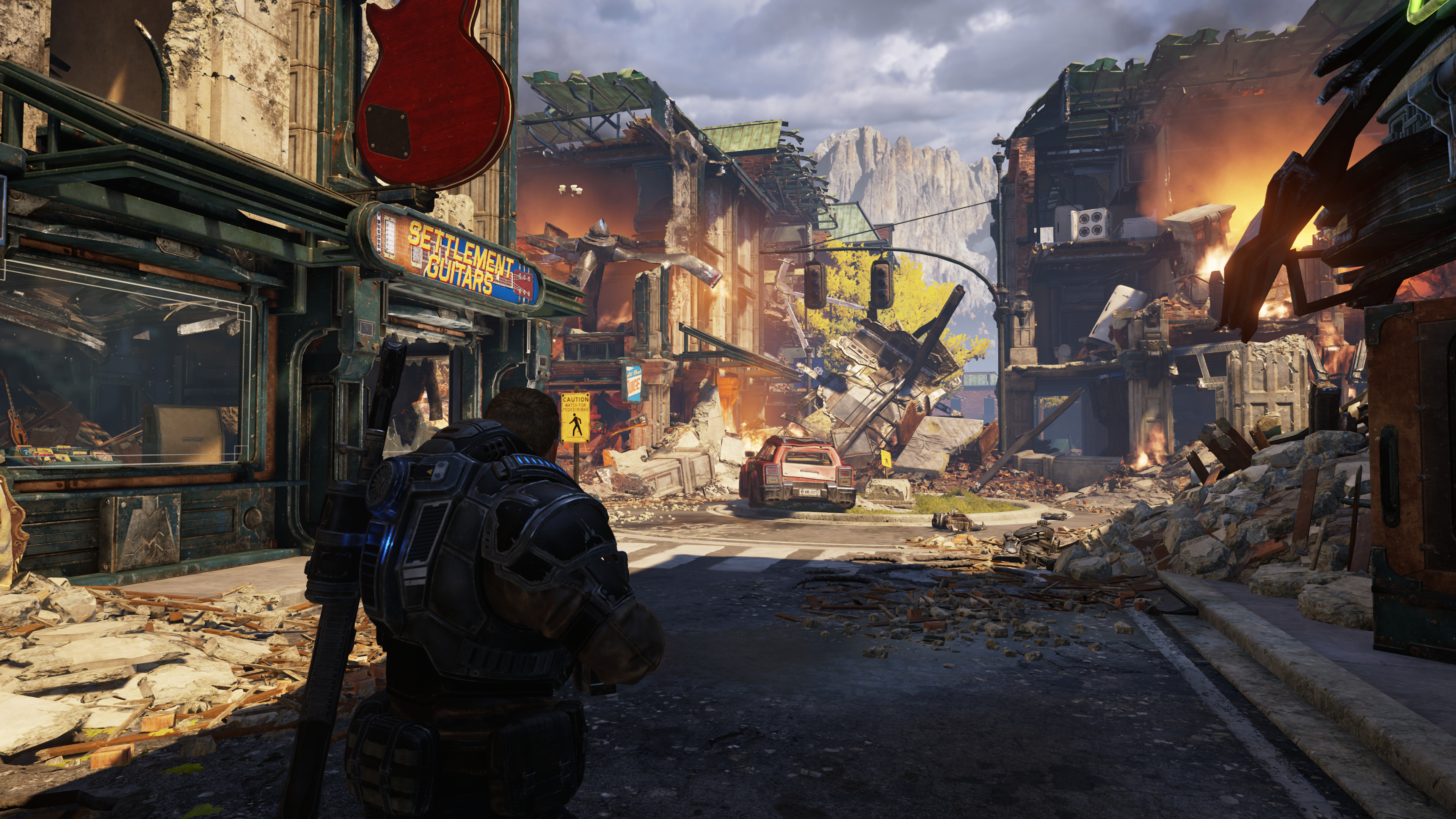 Gears 5, Gaming, high-flying campaign, 3840x2160 4K Desktop