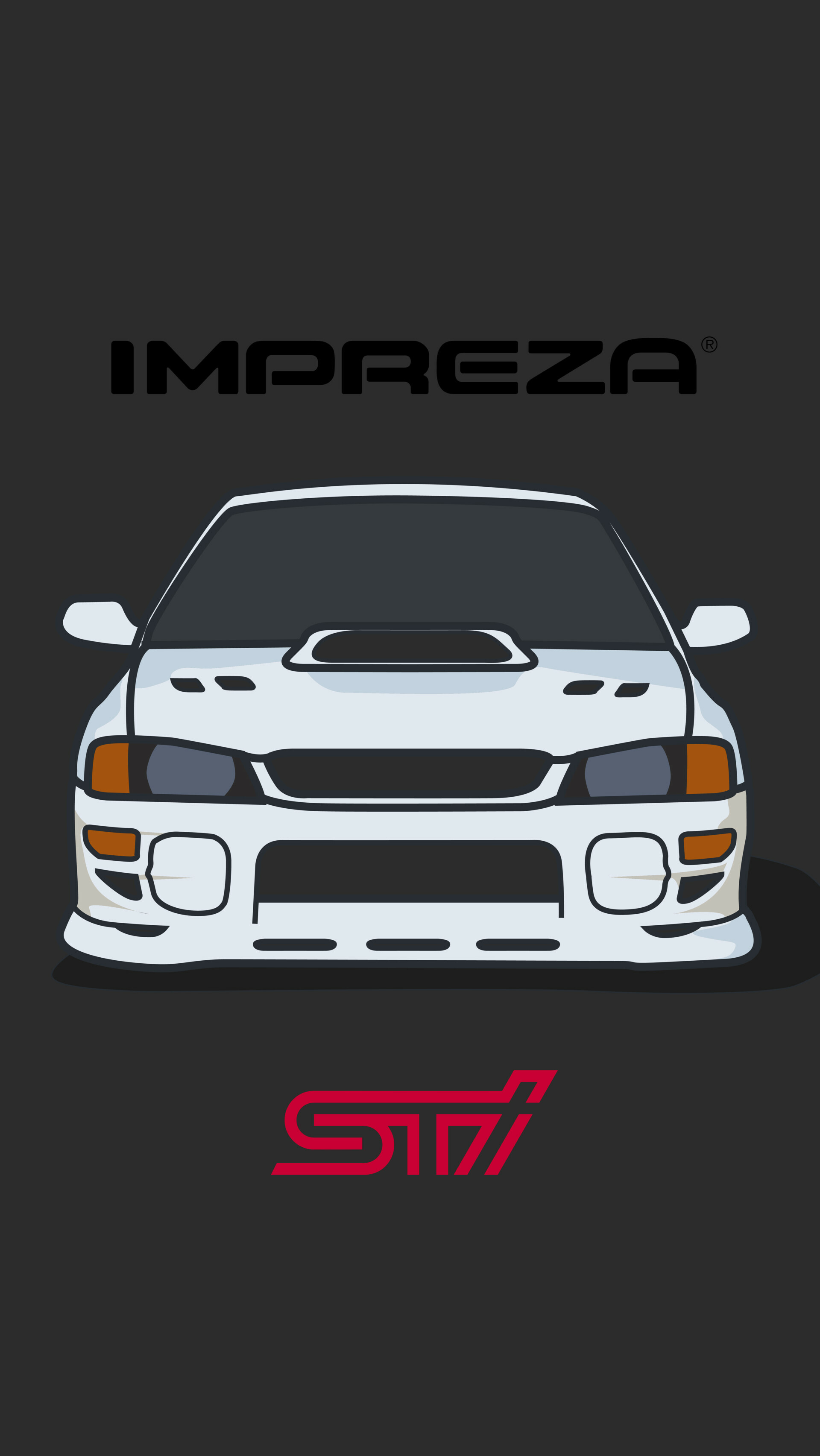 Impreza art, Subaru Wallpaper, 1920x3410 HD Phone