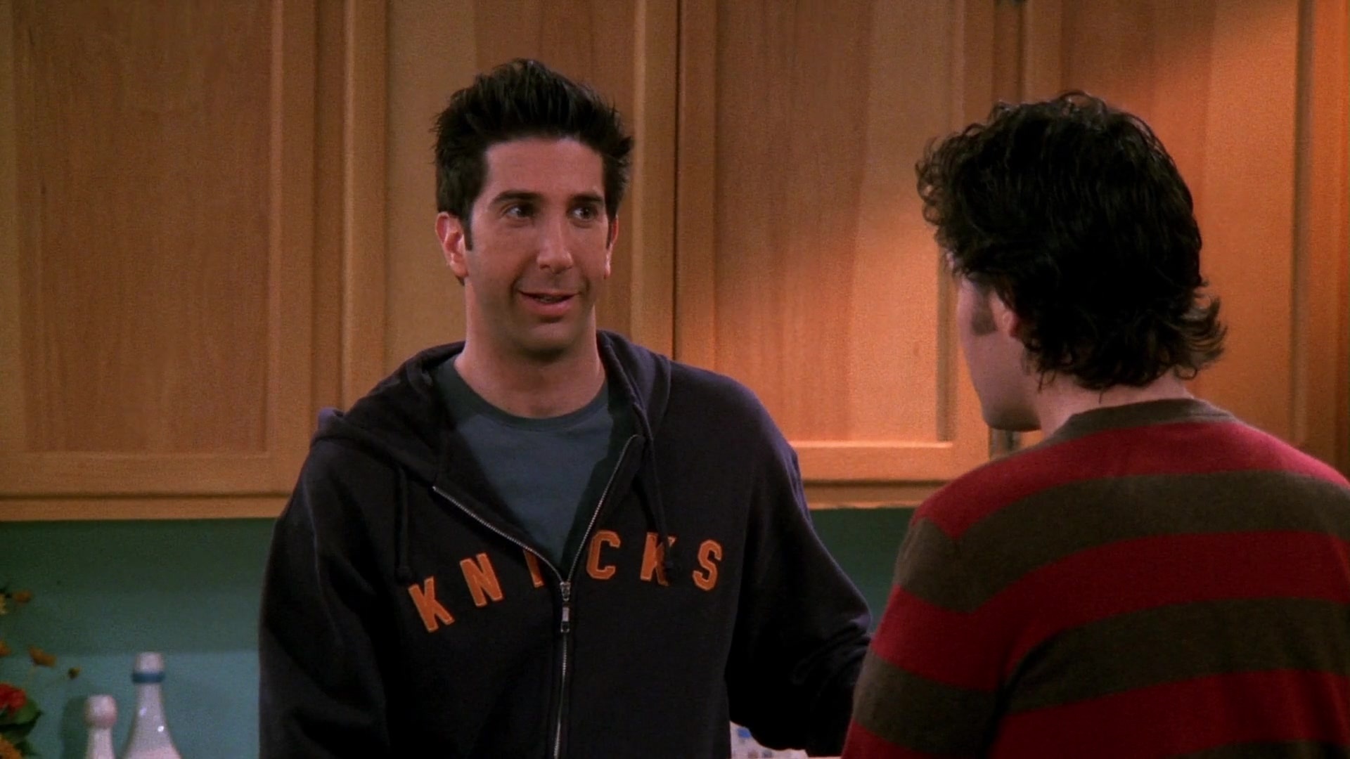 Knicks hoodie, David Schwimmer, Friends, 1920x1080 Full HD Desktop