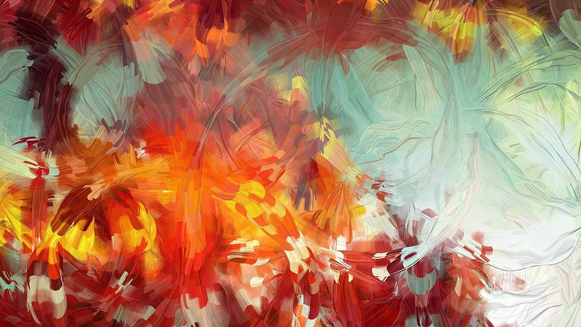 Abstract art, Desktop, Colorful, Vibrant, 1920x1080 Full HD Desktop