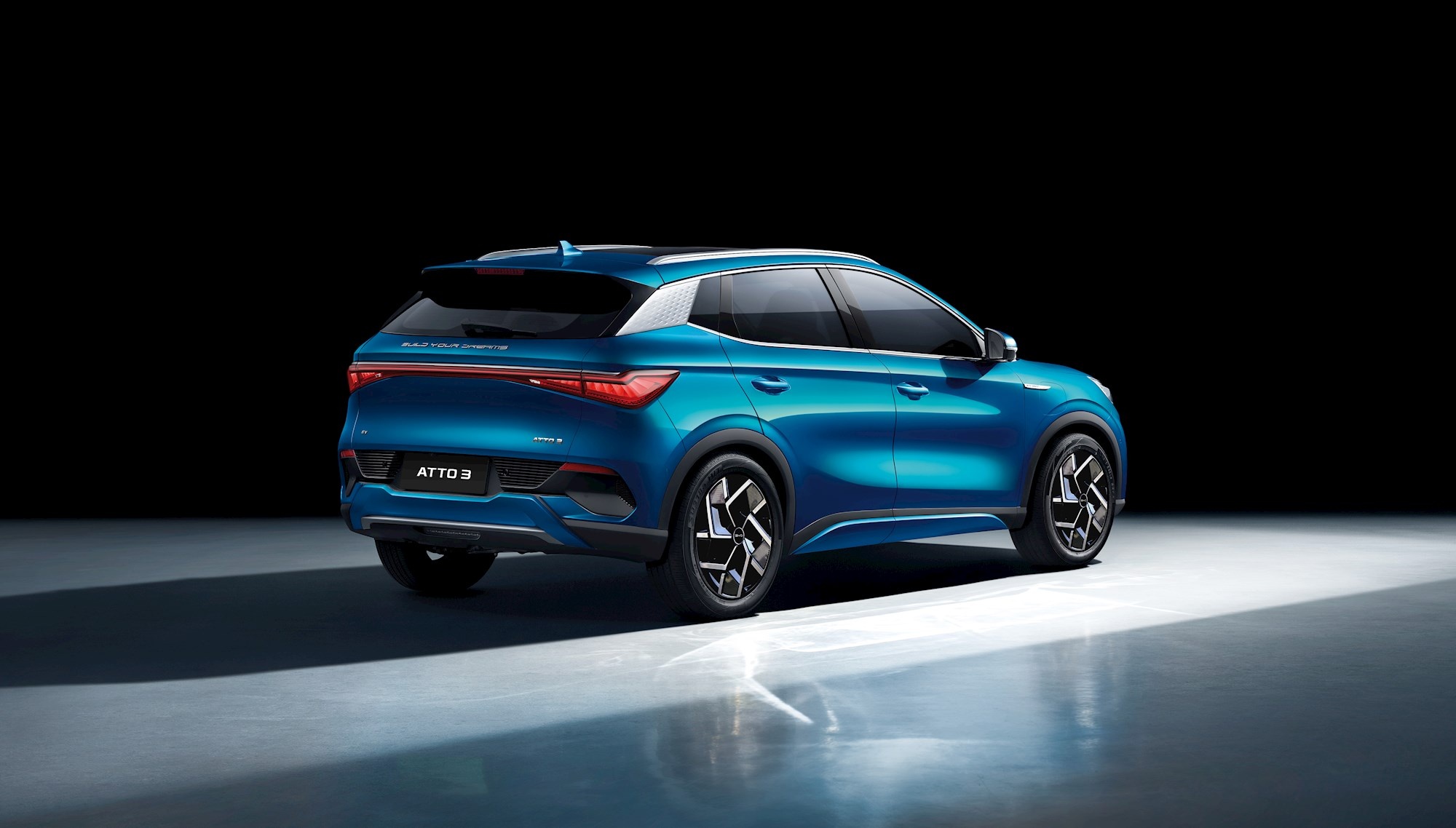 Atto 3 Back View, BYD Wallpaper, 2000x1140 HD Desktop