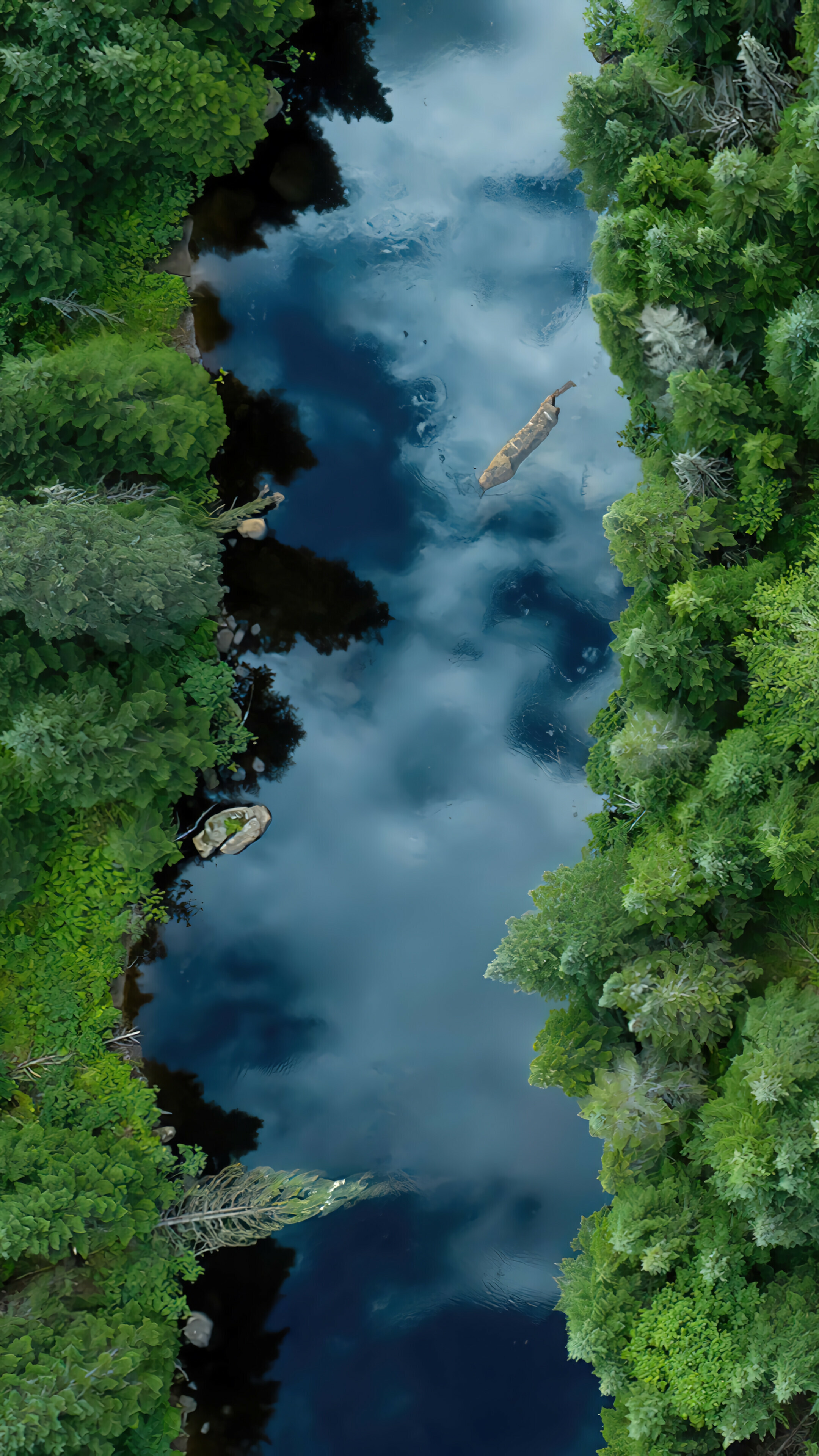 Forest River, Rivers Wallpaper, 2160x3840 4K Phone