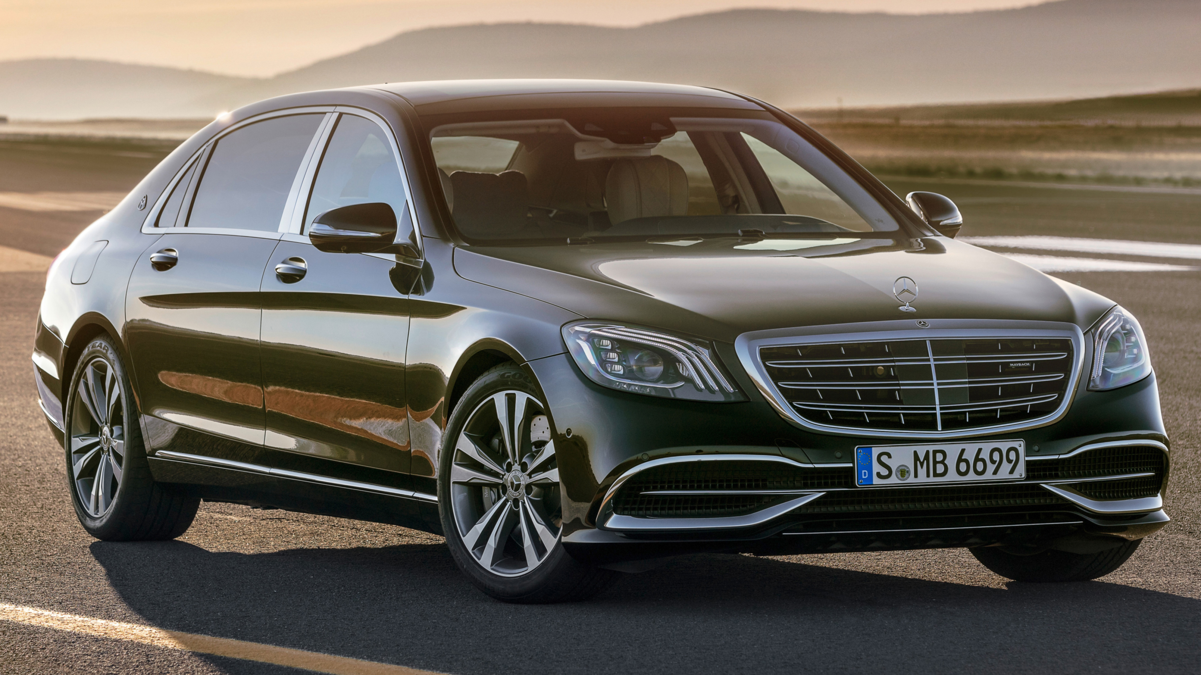 Mercedes-Maybach S-Class, Icon of luxury, Ultimate comfort, Unsurpassed prestige, 3840x2160 4K Desktop