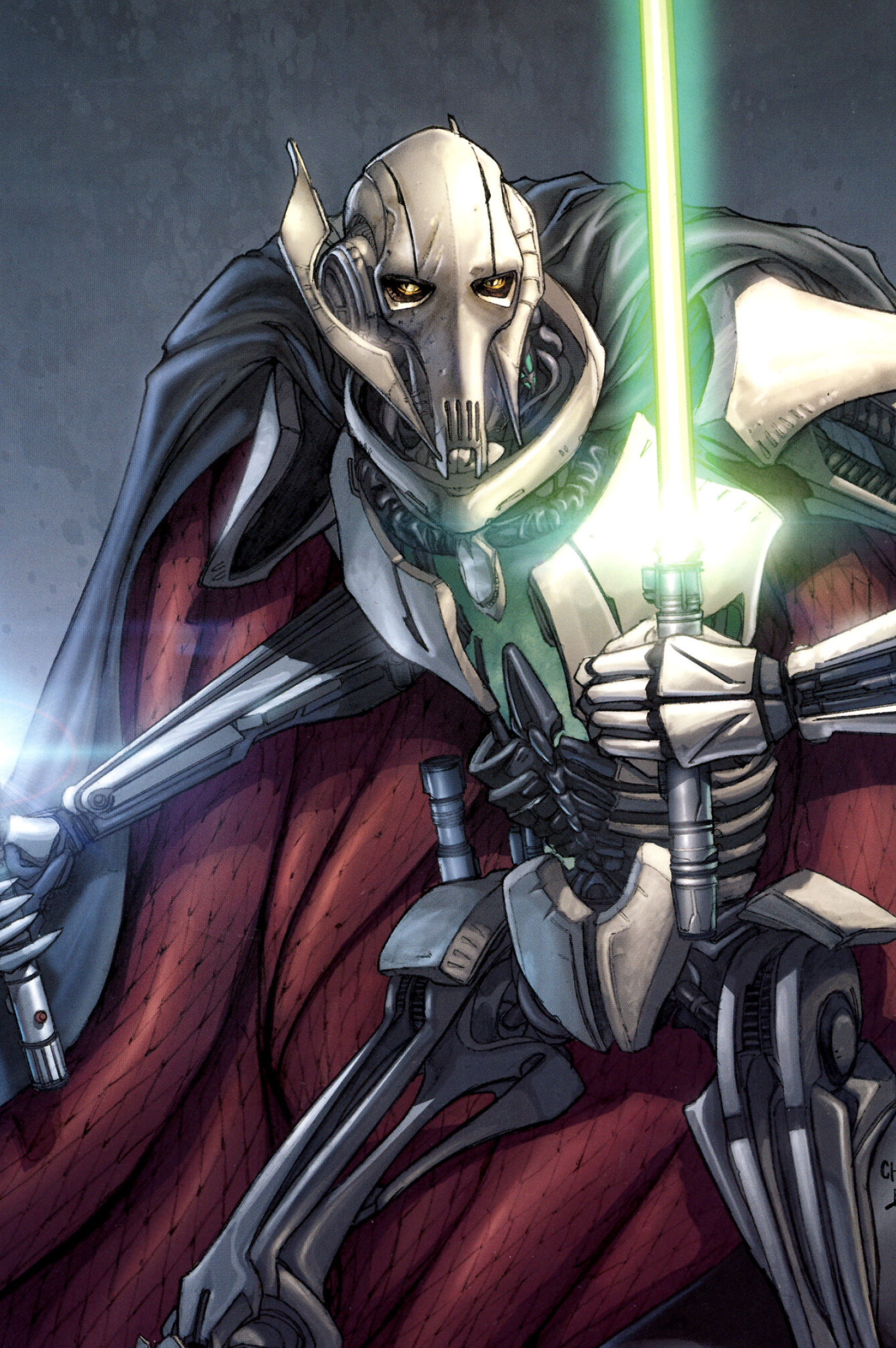 General Grievous, Legends battles, Battle droids, Star Wars, 1670x2500 HD Phone